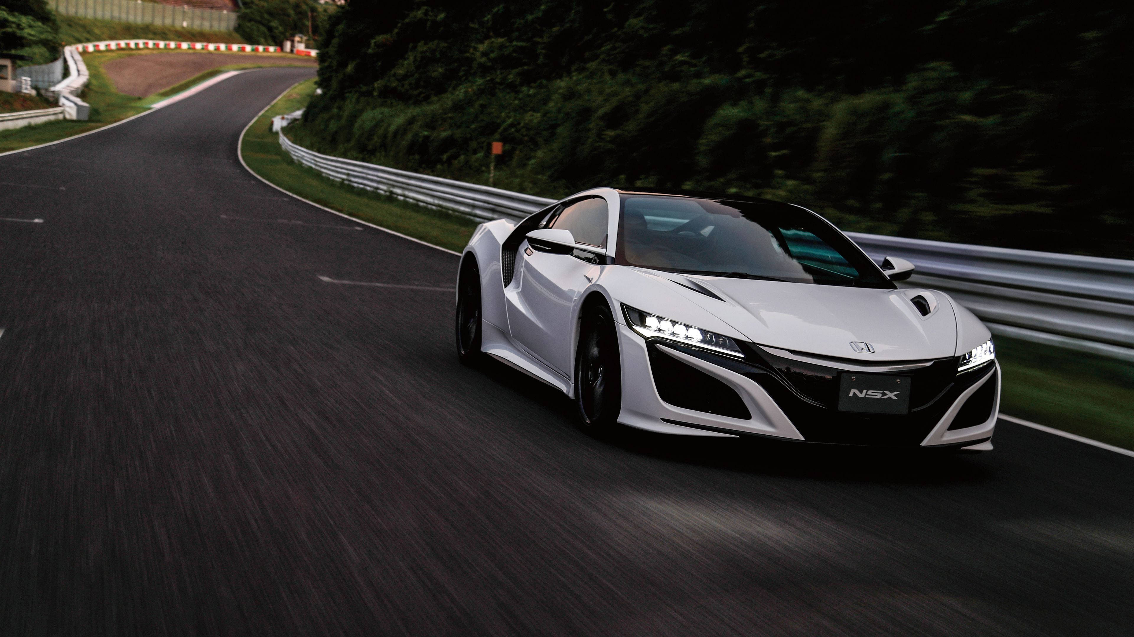 珍珠白本田NSX 4K汽车壁纸 壁纸