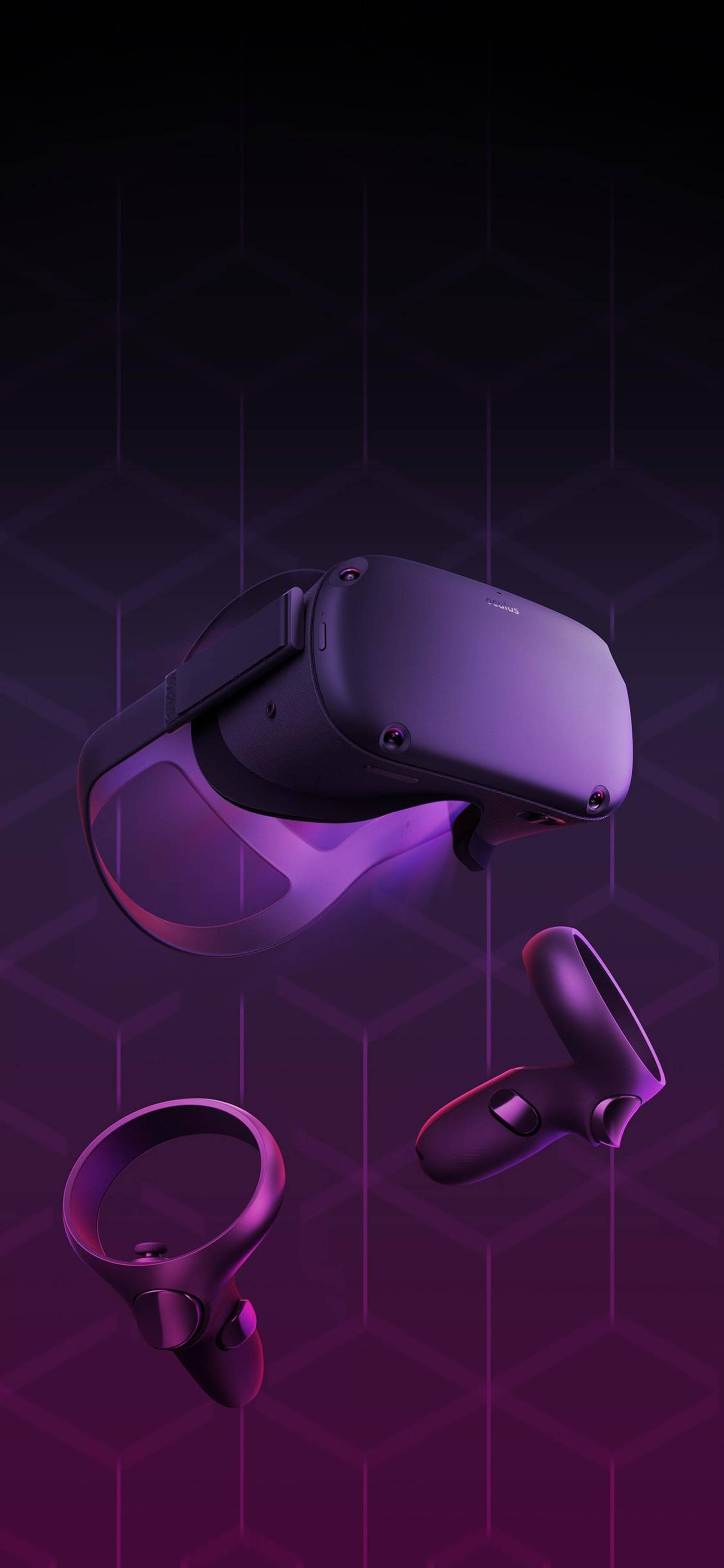 Oculus Quest 2 紫色抽象艺术 壁纸