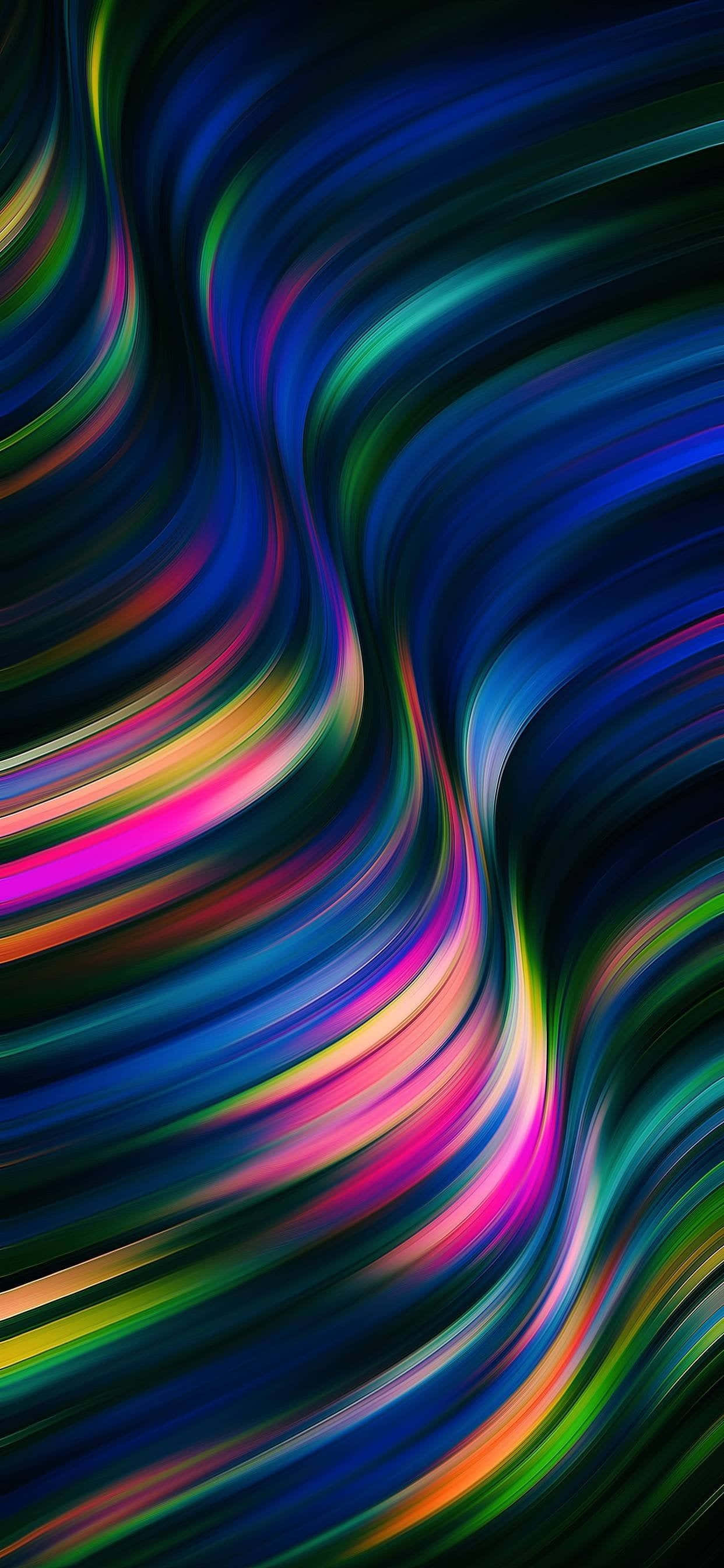 动态鲜艳的彩色OLED 壁纸