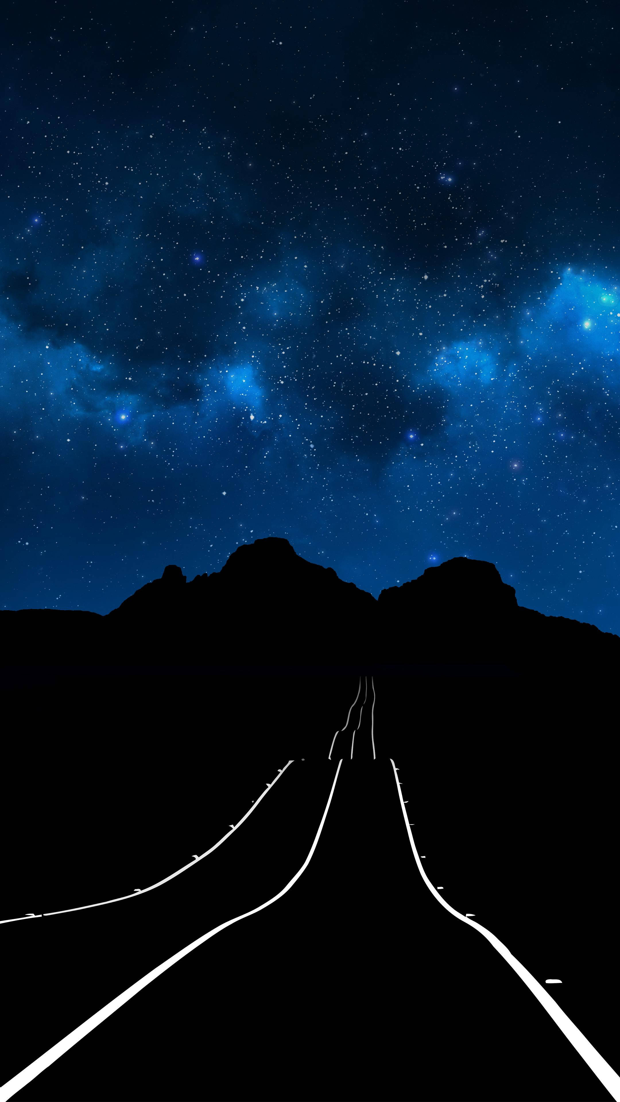 OLED夜间驾驶 壁纸