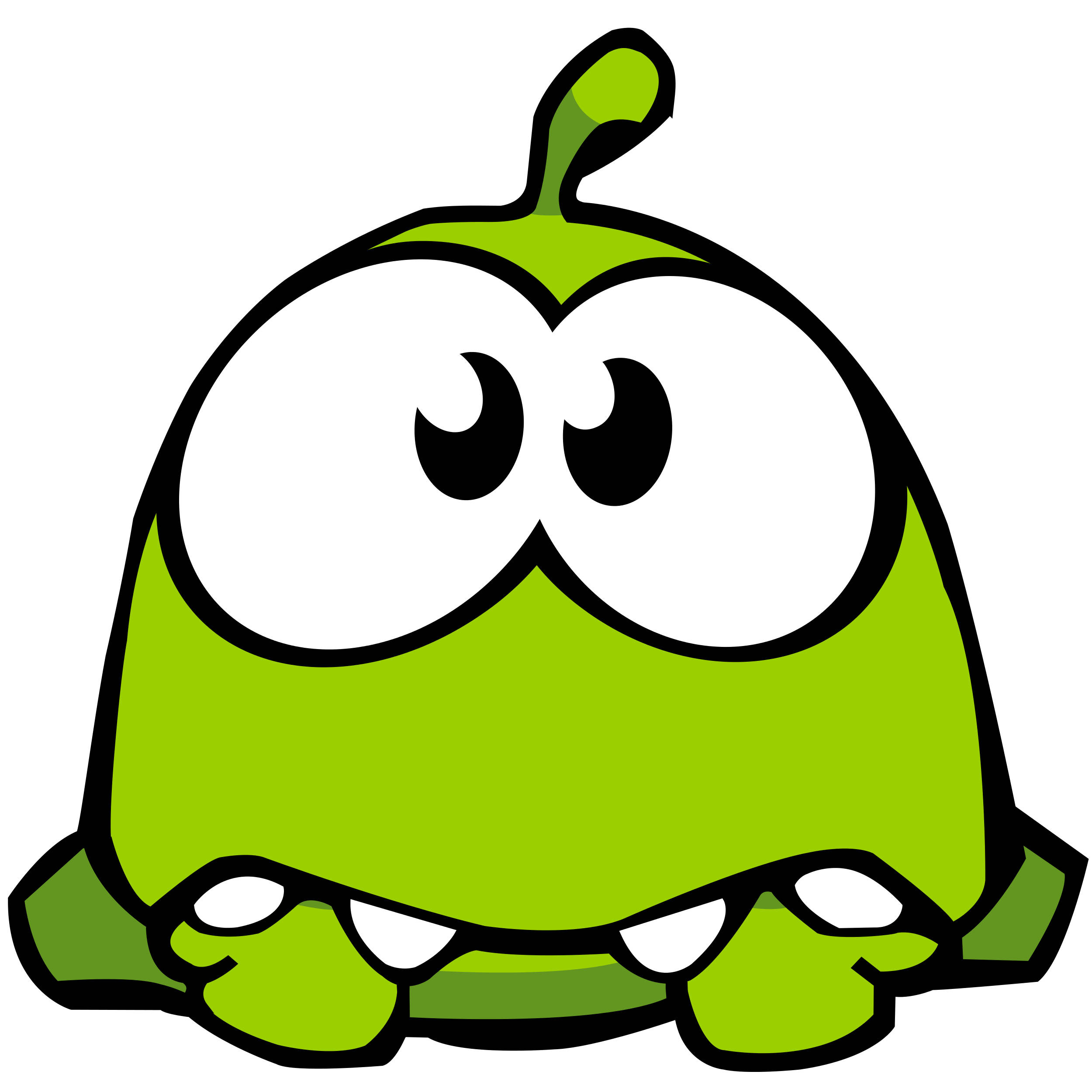 Om Nom 可爱青蛙 壁纸