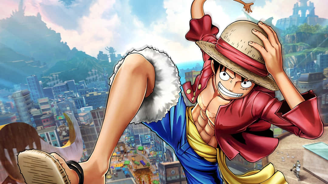 路飞与草帽海贼团准备启航寻找One Piece！ 壁纸