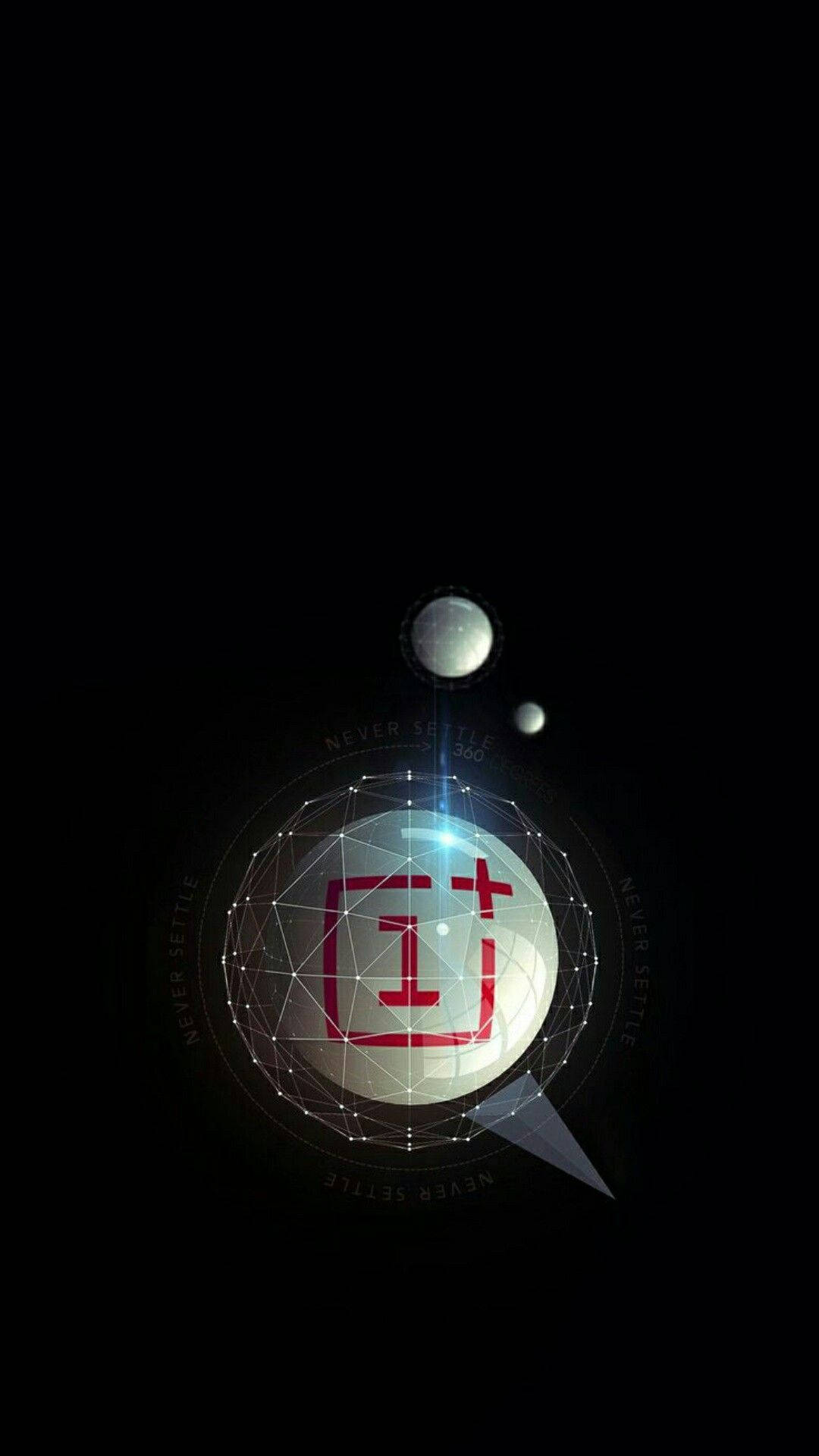 OnePlus 白色球体 壁纸