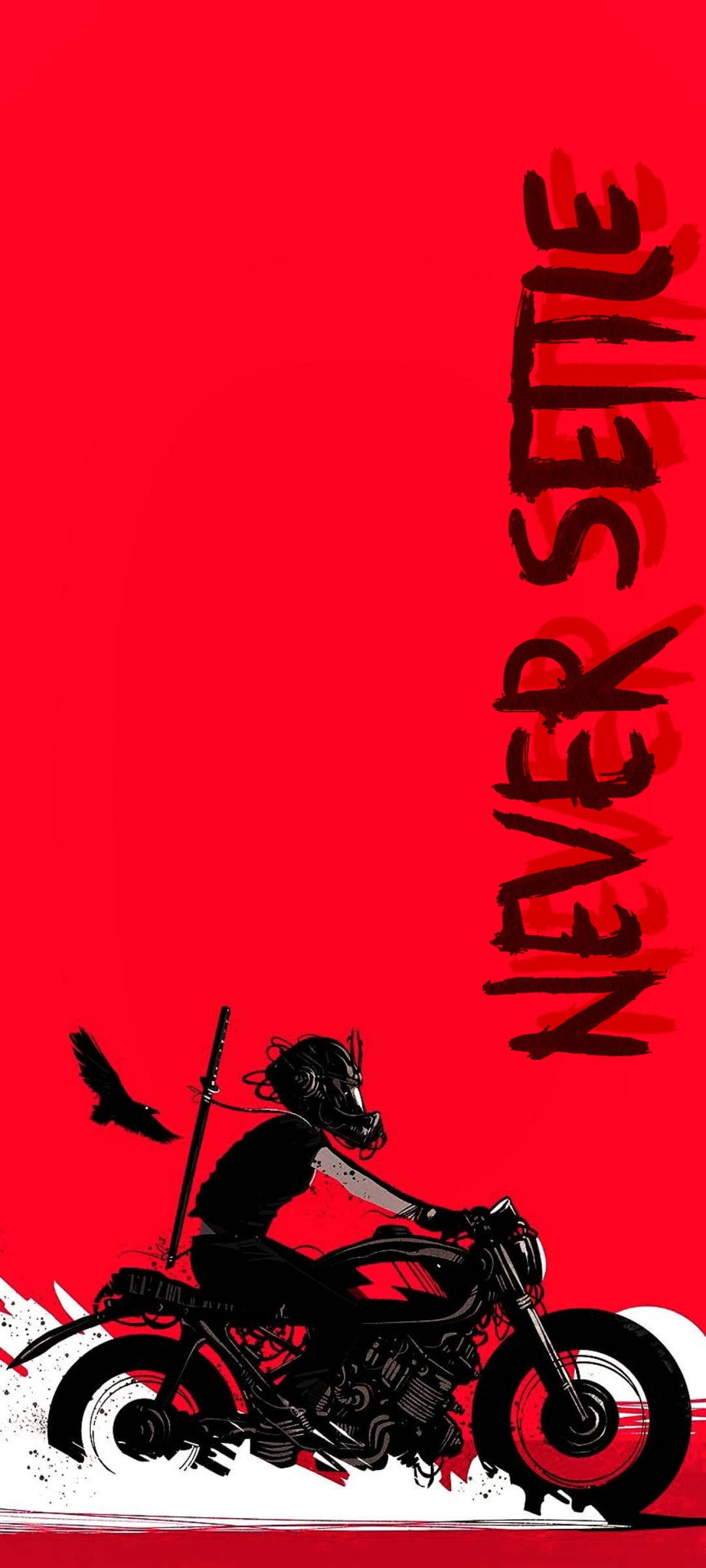 OnePlus Nord旋转的Never Settle 壁纸