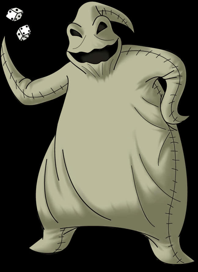 Oogie Boogie 掷骰子 壁纸