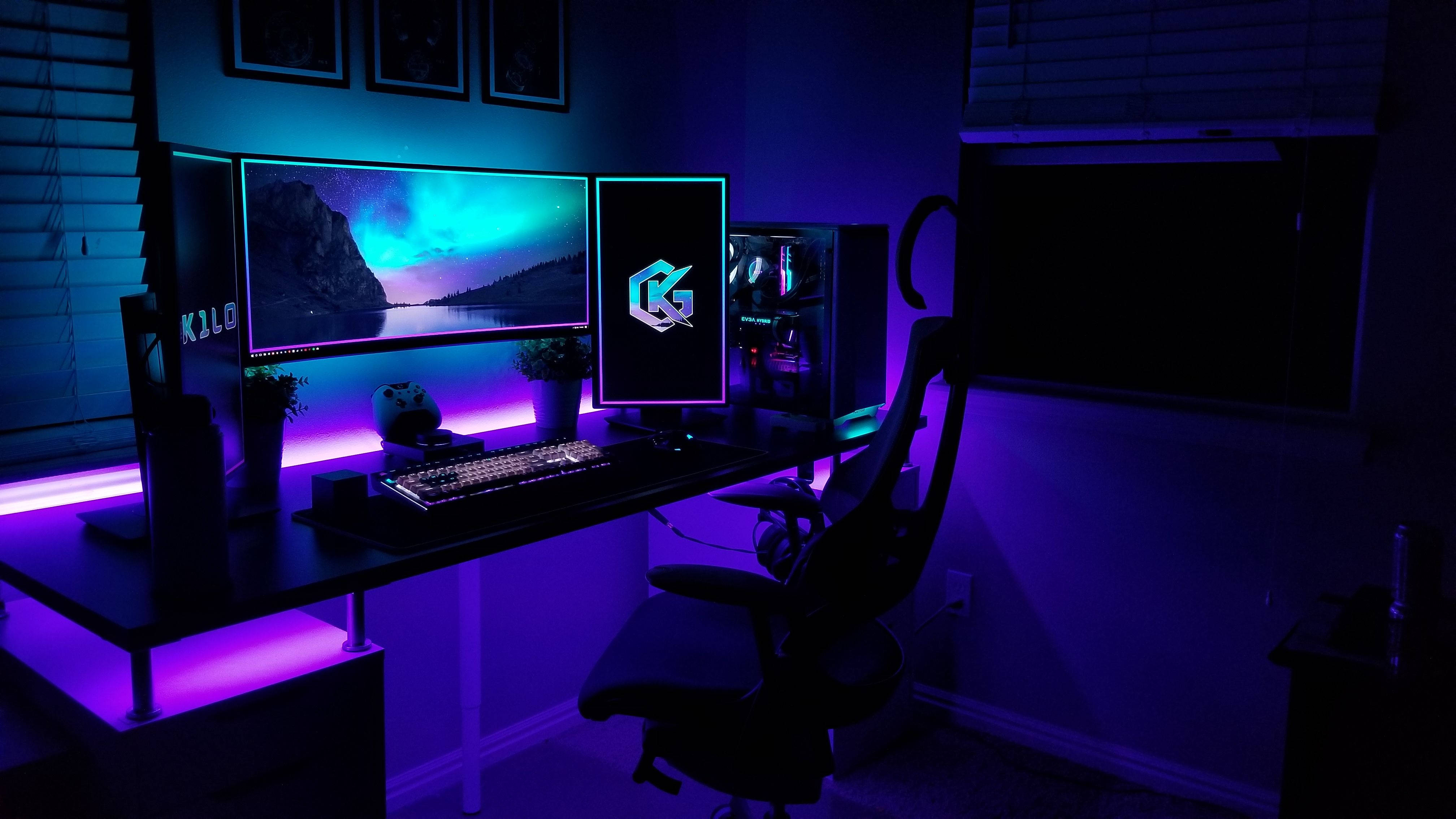 PC游戏装备RGB 4K 壁纸