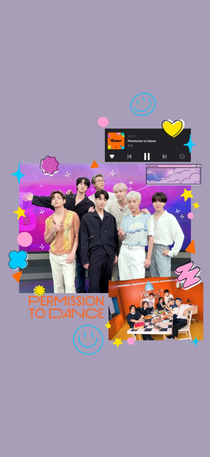 防弹少年团《Permission to Dance》出道专辑封面 壁纸