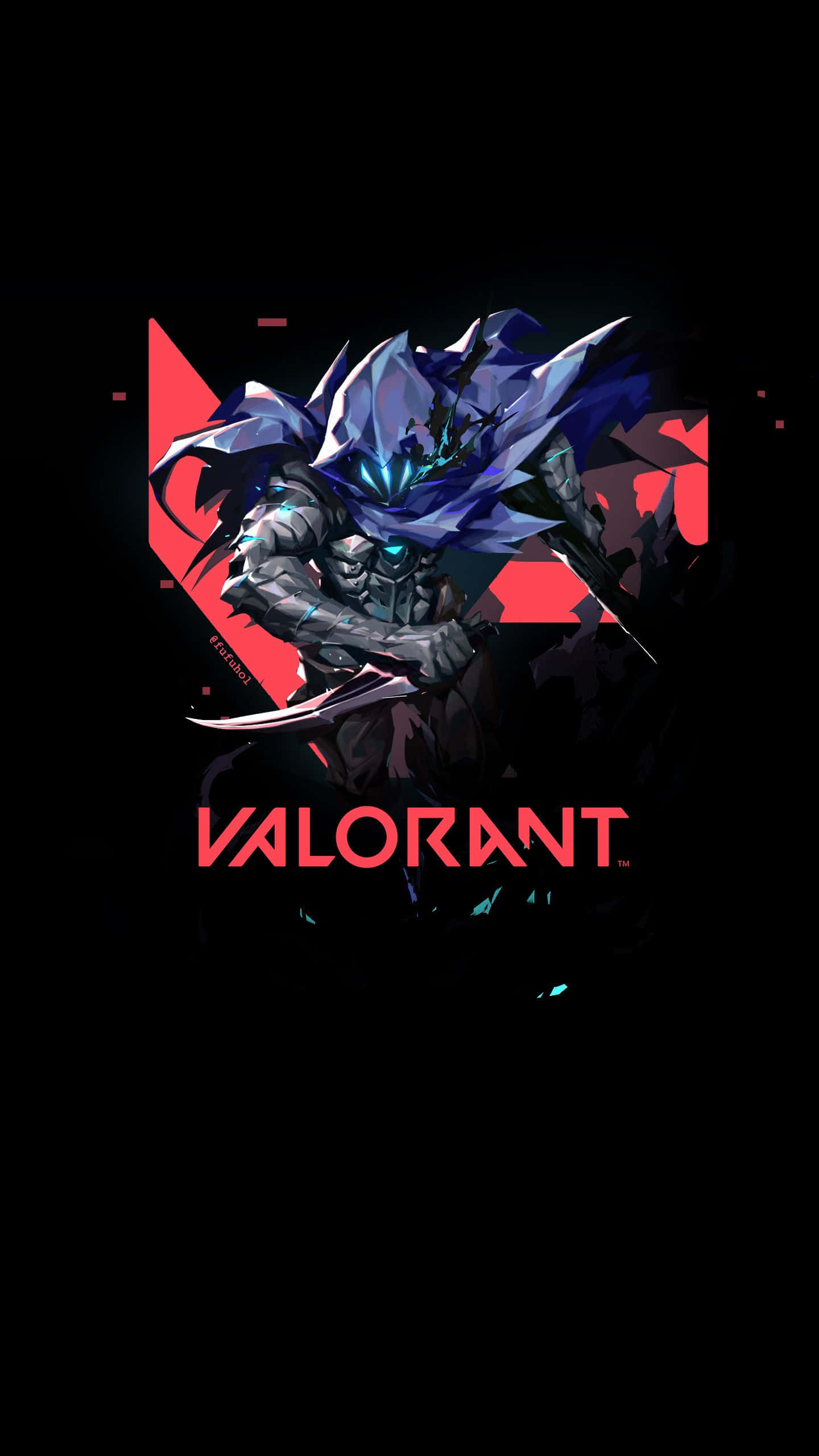 Pixel 3xl Valorant背景 Omen与Valorant标志 壁纸