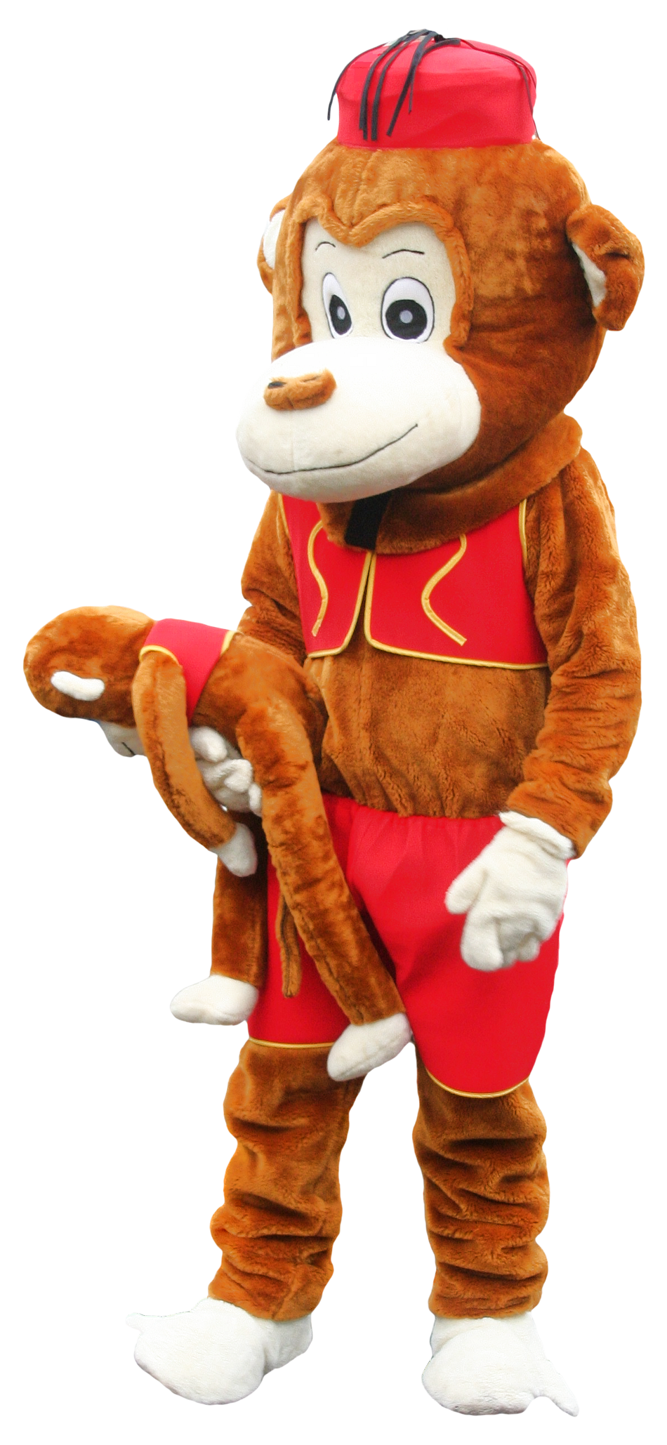 猴子吉祥物服装.PNG 壁纸