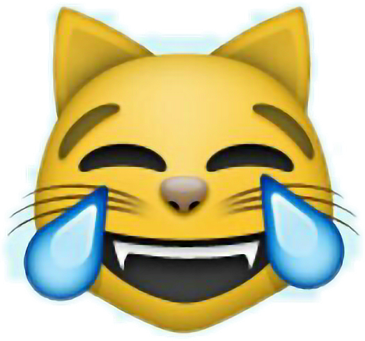 大笑猫表情_笑哭.PNG 壁纸