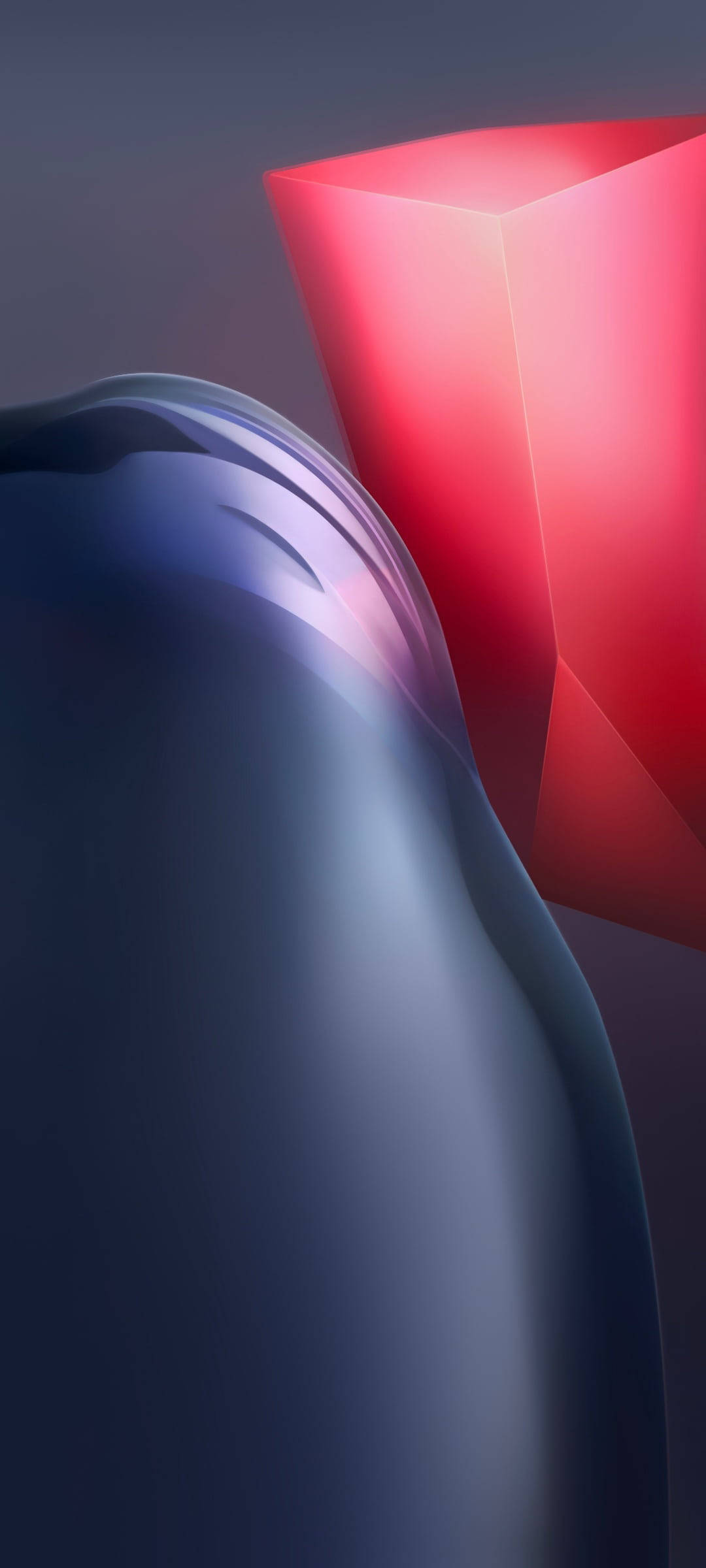 POCO X2 红灰抽象 壁纸