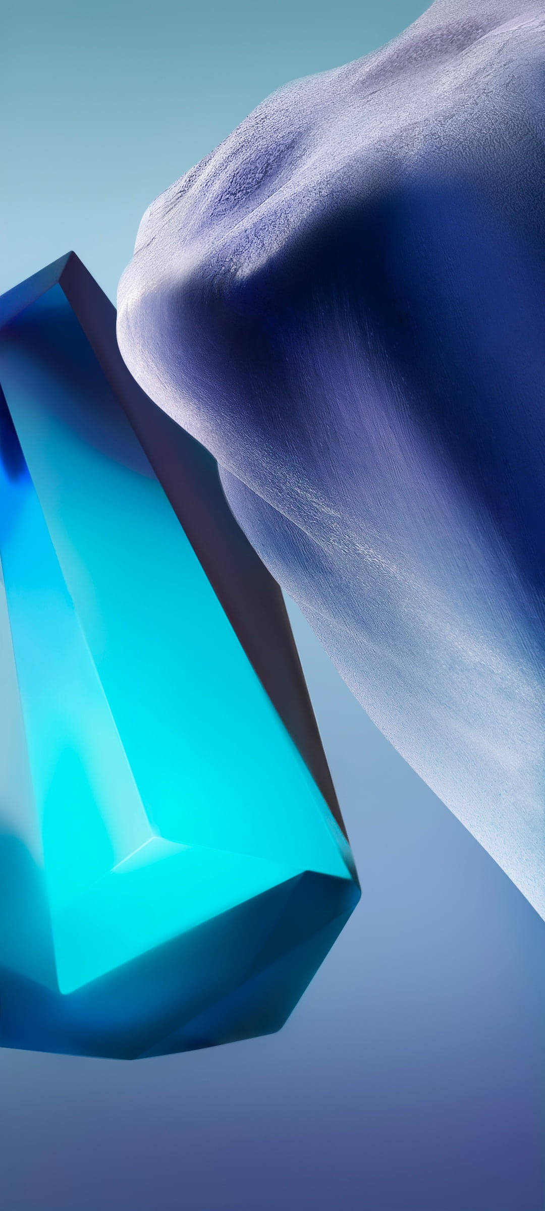 POCO X2 蓝色水晶 壁纸
