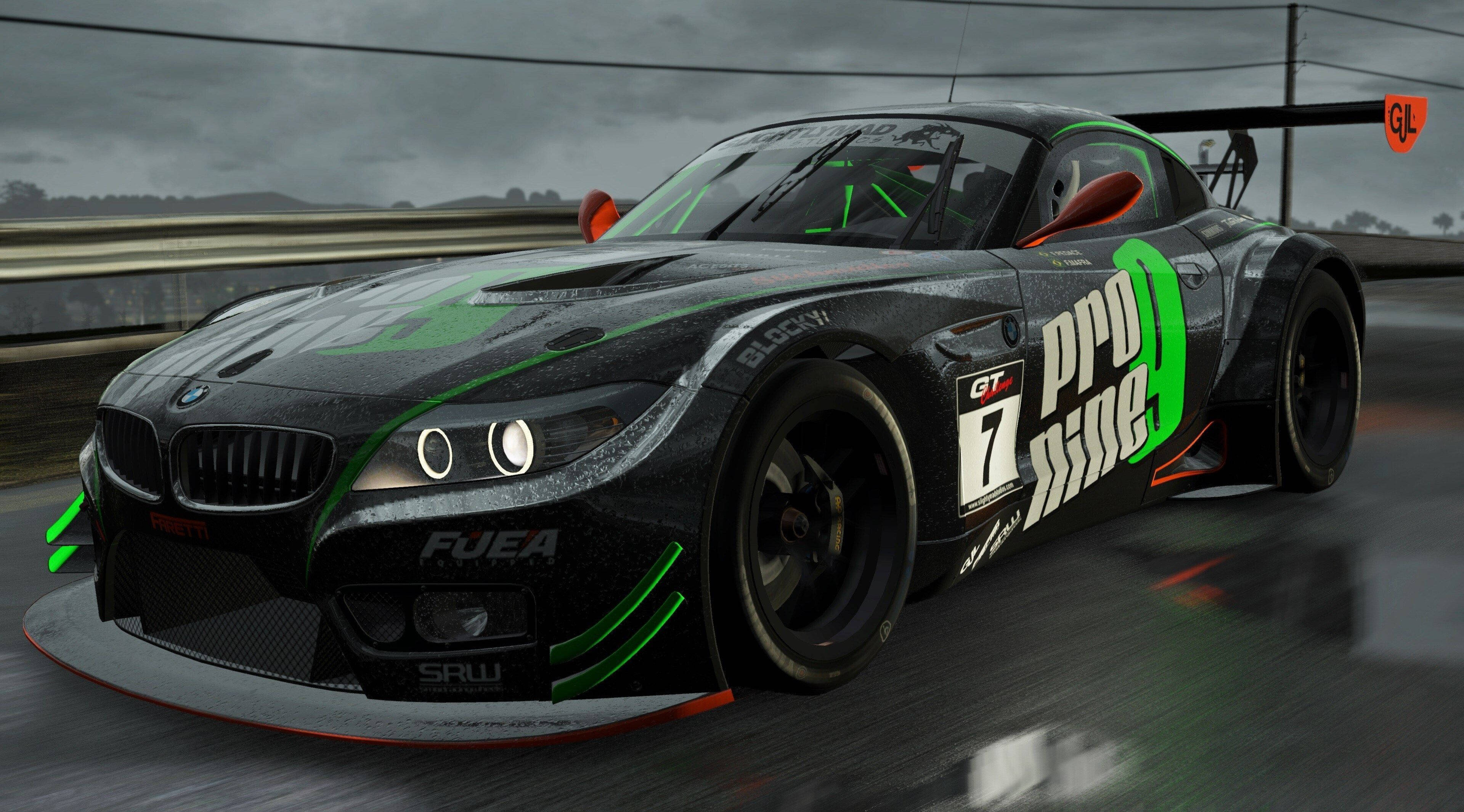 Project Cars 4K 黑色宝马M6 壁纸