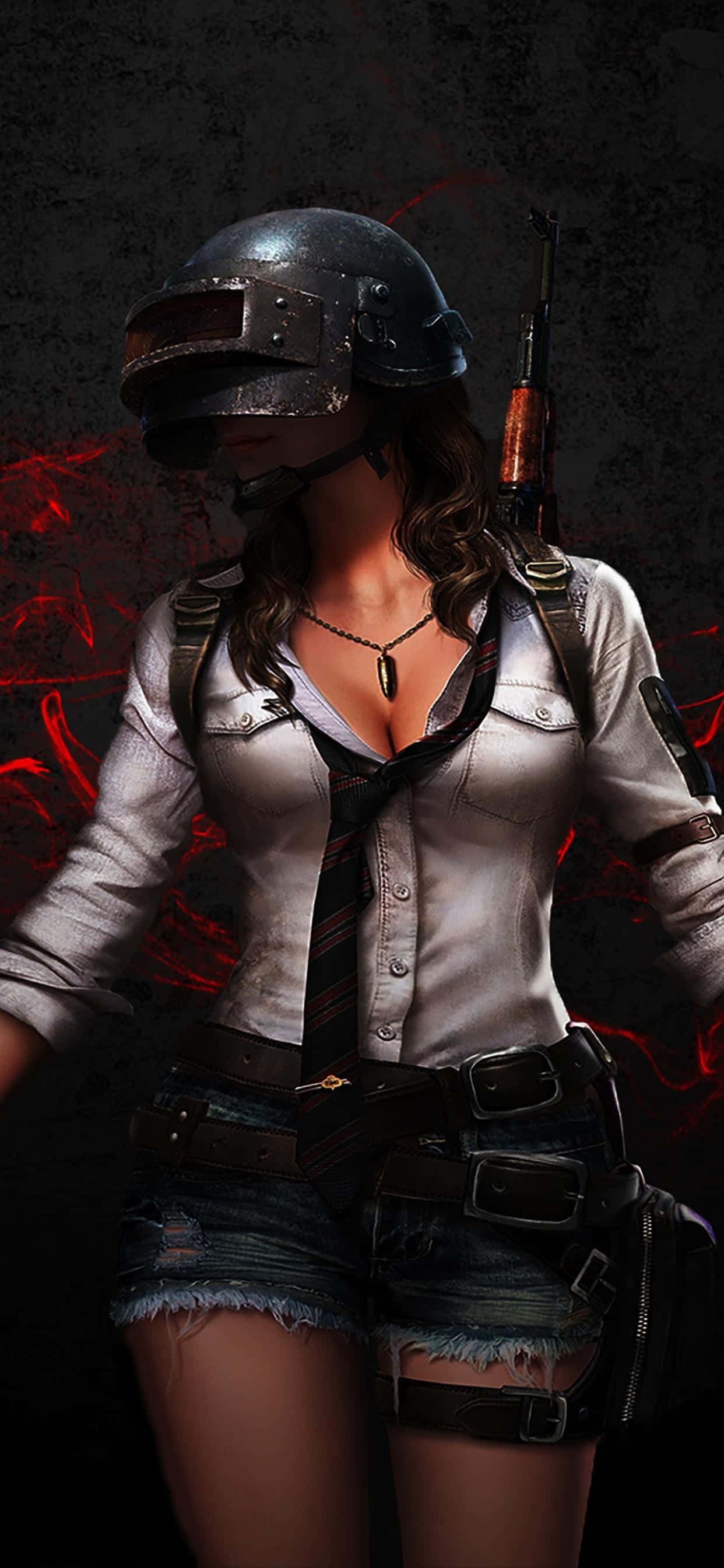 PUBG iPhone女玩家皮肤 壁纸