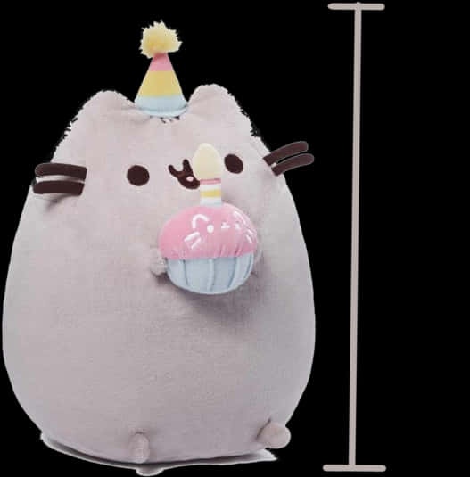 Pusheen庆祝派对毛绒玩具 壁纸