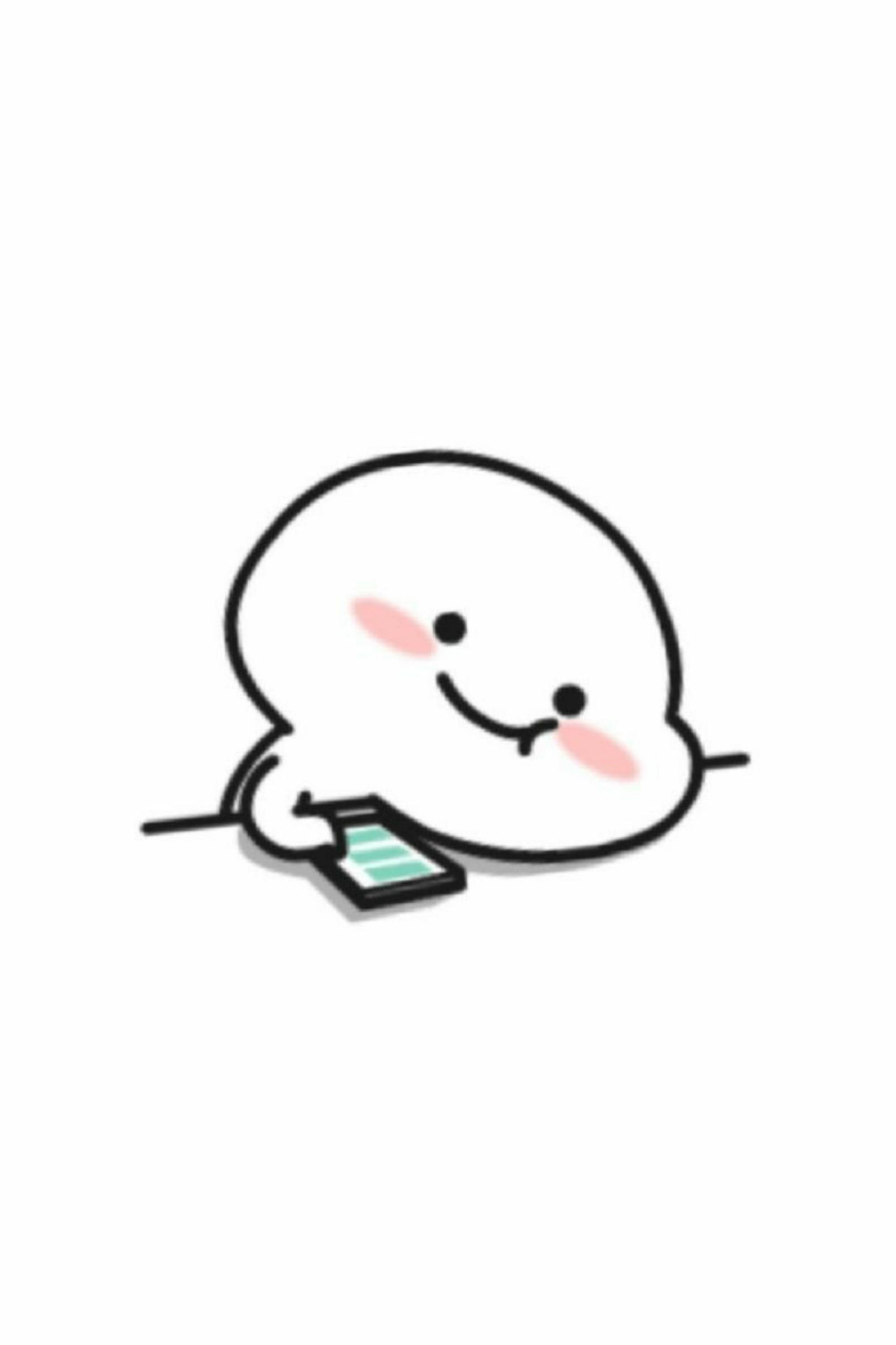 Quby手持手机白色屏幕 壁纸