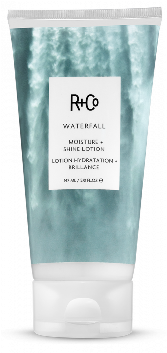 R+Co Waterfall 保湿光泽乳液产品 壁纸