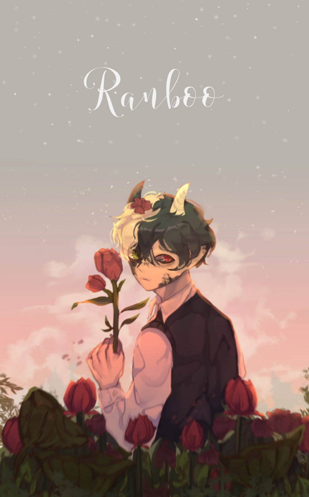 玫瑰与Ranboo DSMP 壁纸