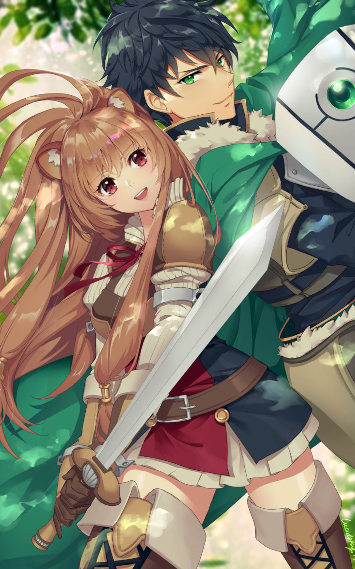 Raphtalia And Naofumi The Rising of the Shield Hero 壁纸