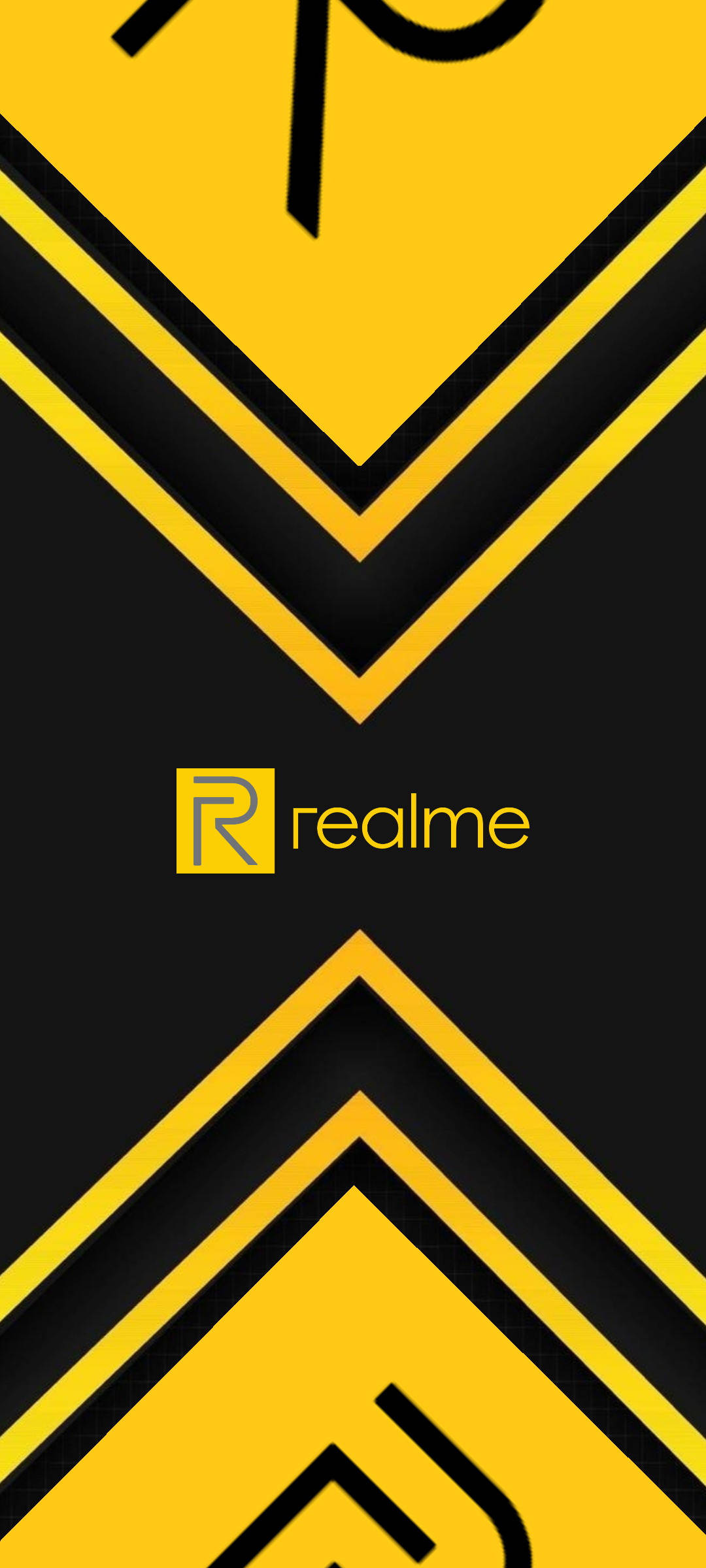 Realme 标志双箭头 壁纸