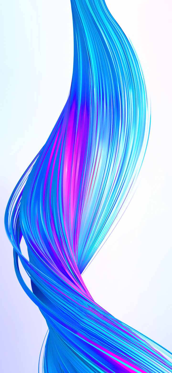 Realme 彩色丝线 壁纸