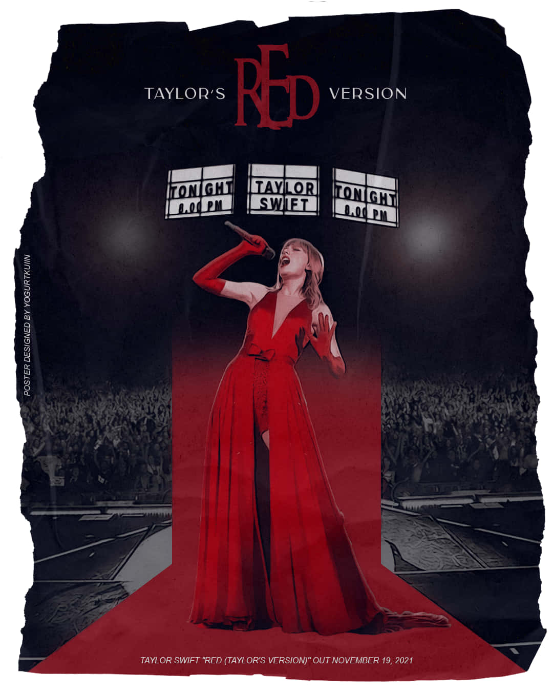 Red Taylors Version 表演海报 壁纸