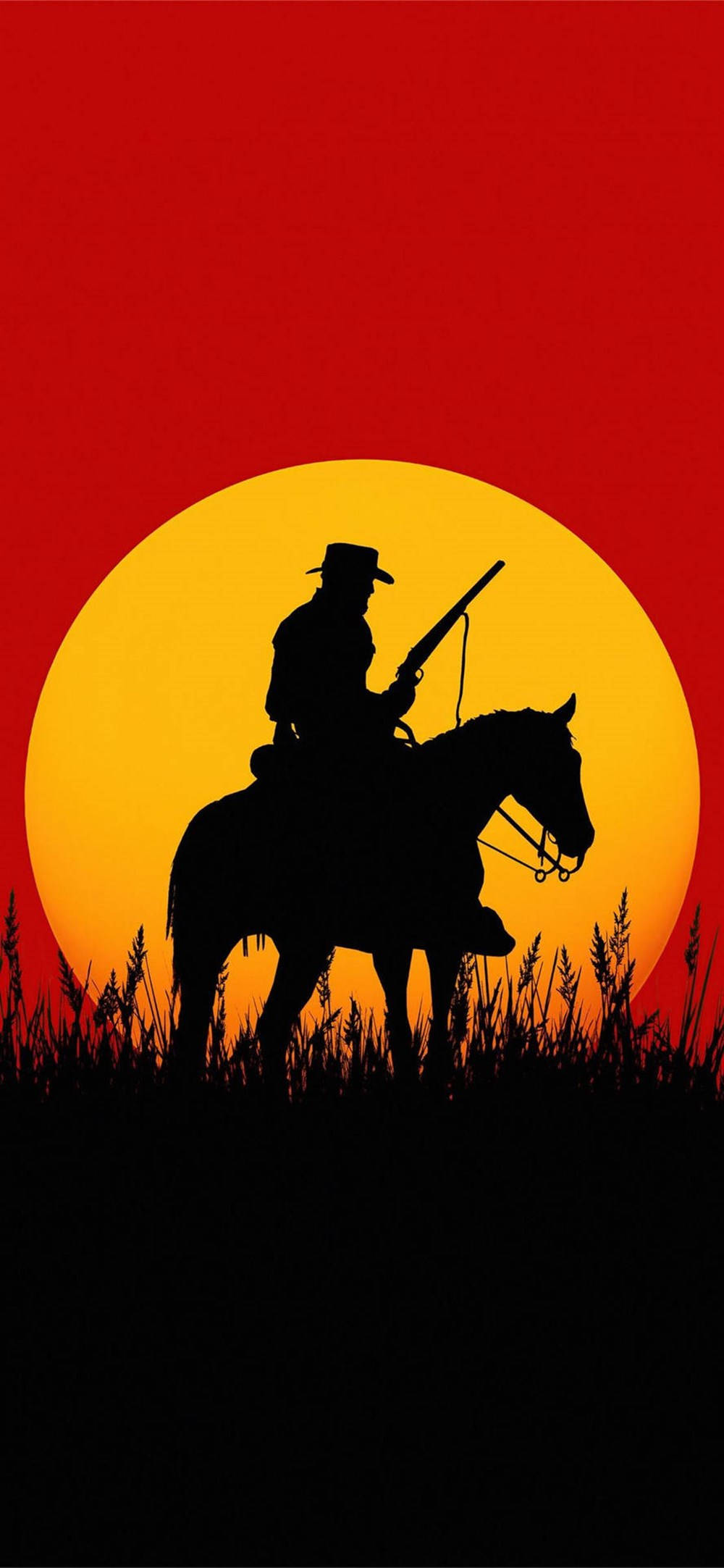探索西部荒野，领略无尽地平线——《红死 redemption 2》骑马之旅 壁纸