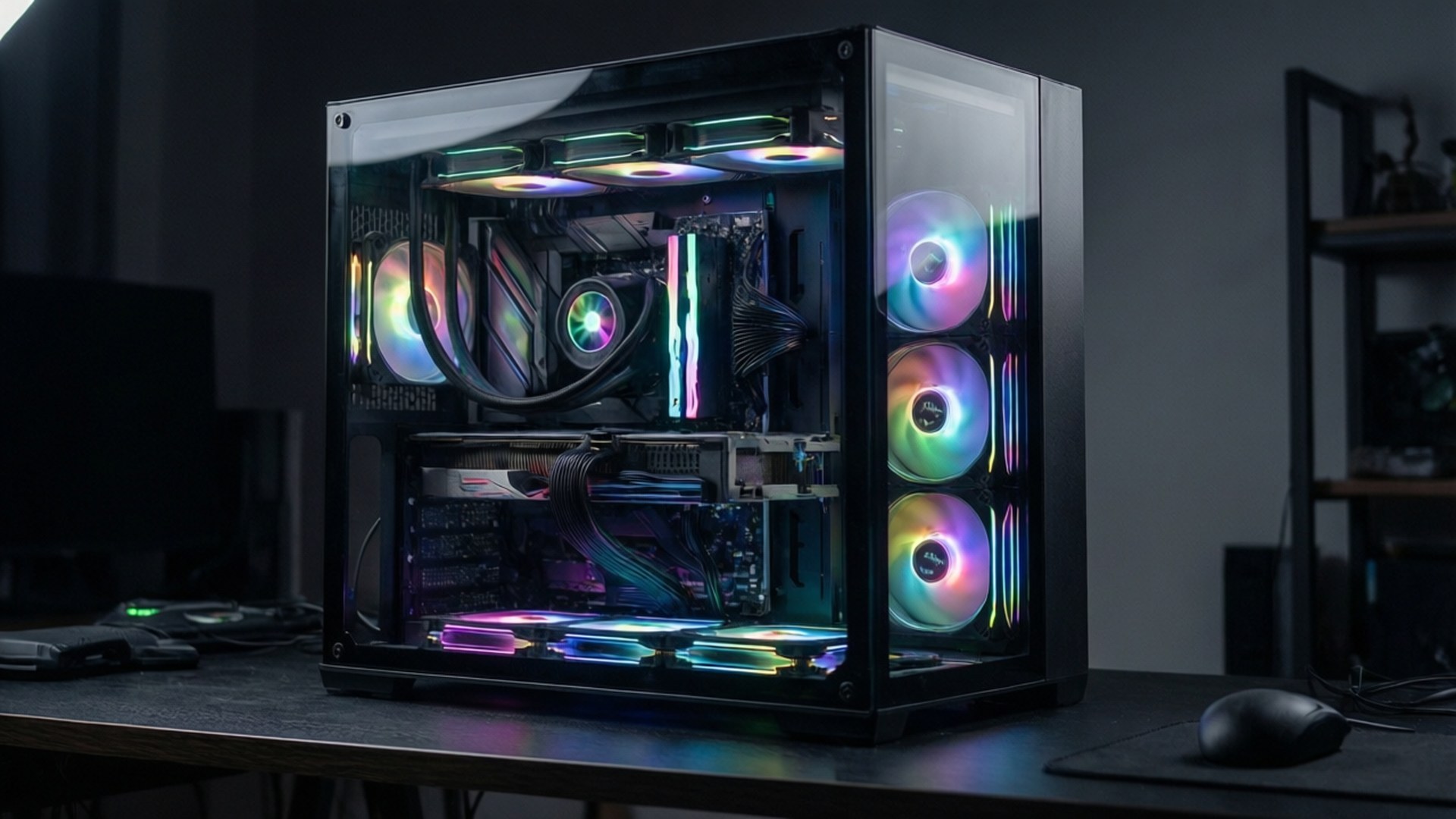 RGB 游戏电脑 壁纸