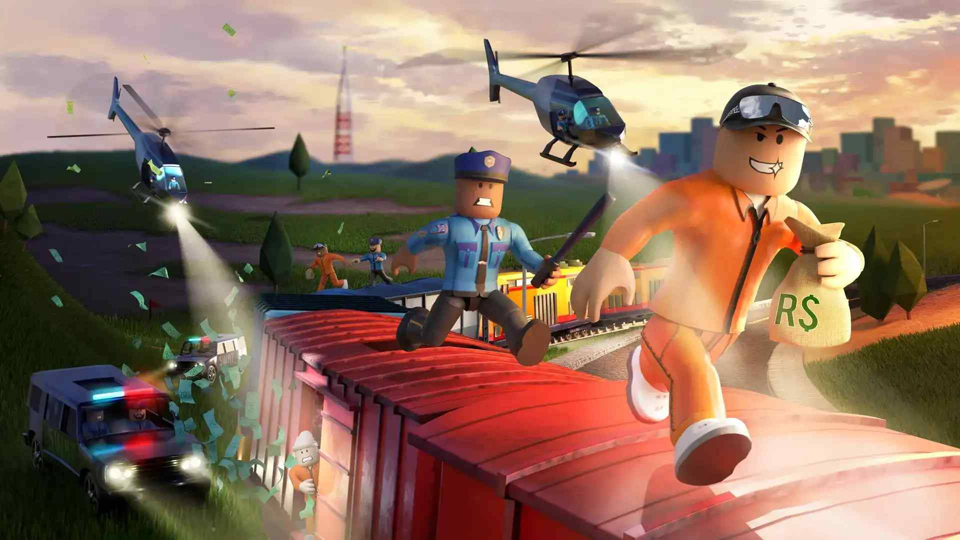 酷炫Roblox盗贼追逐 壁纸