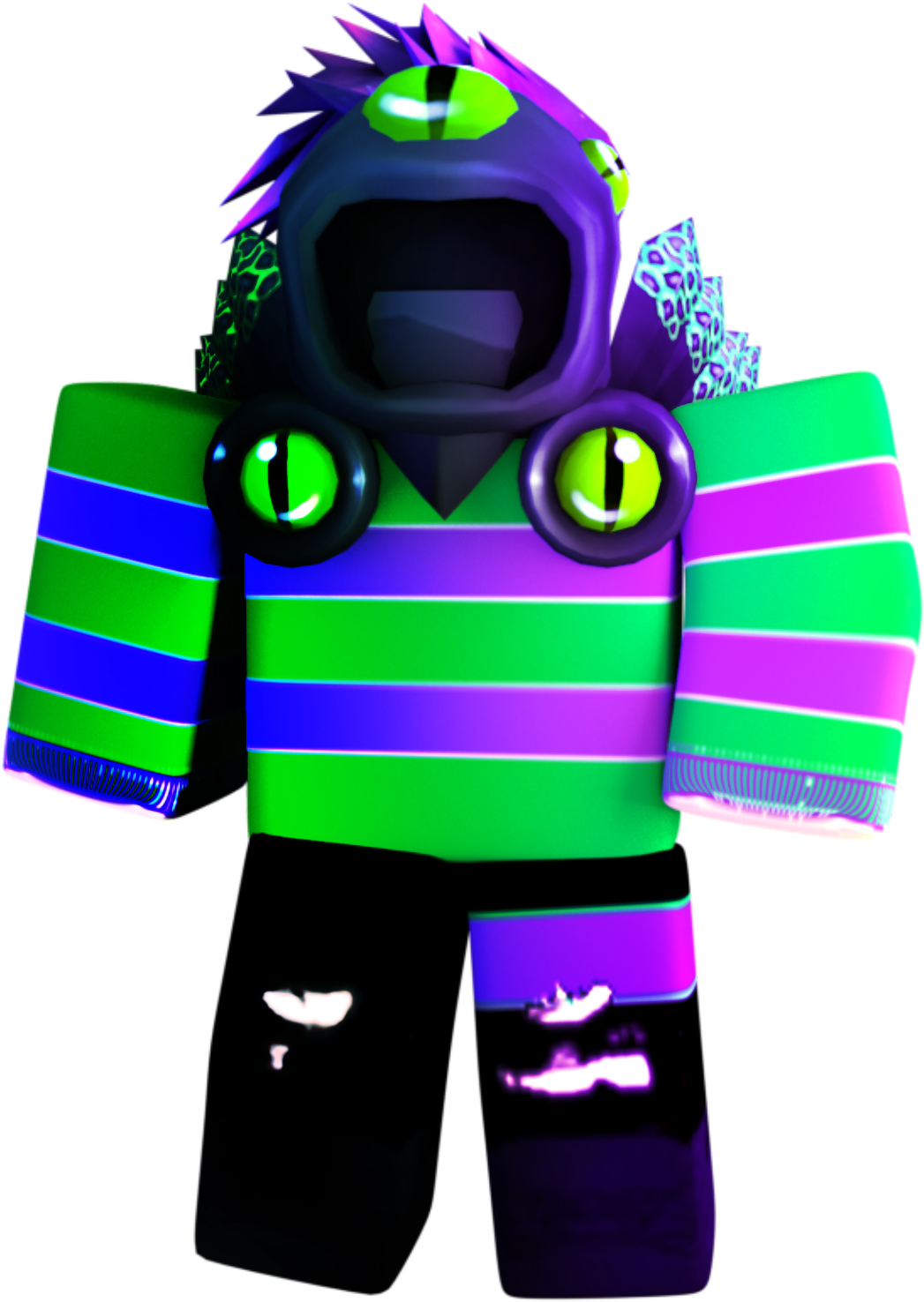 多彩的Roblox角色渲染图 壁纸