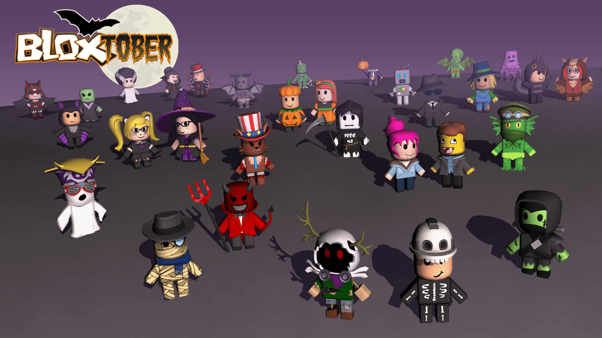 在Roblox上度过一个惊险有趣的万圣节！ 壁纸