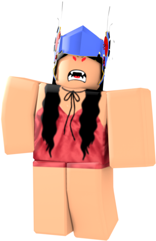 Roblox角色_美洲原住民头饰.PNG 壁纸
