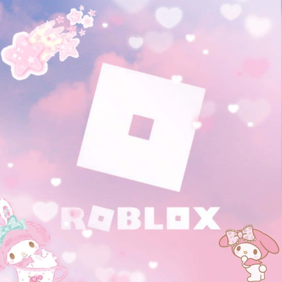 可爱风Roblox标志美学设计 壁纸