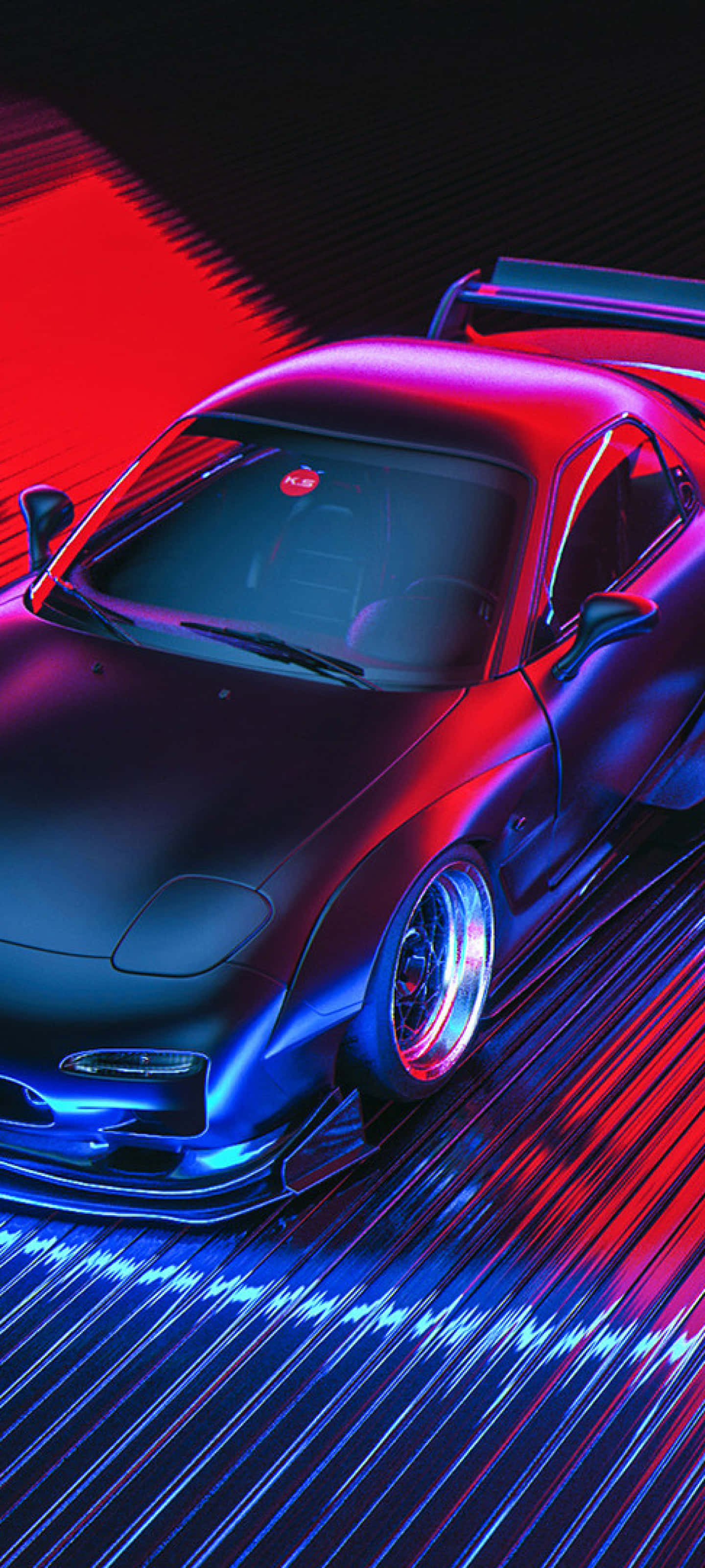 马自达RX-7像素3《Need For Speed Heat》背景 壁纸