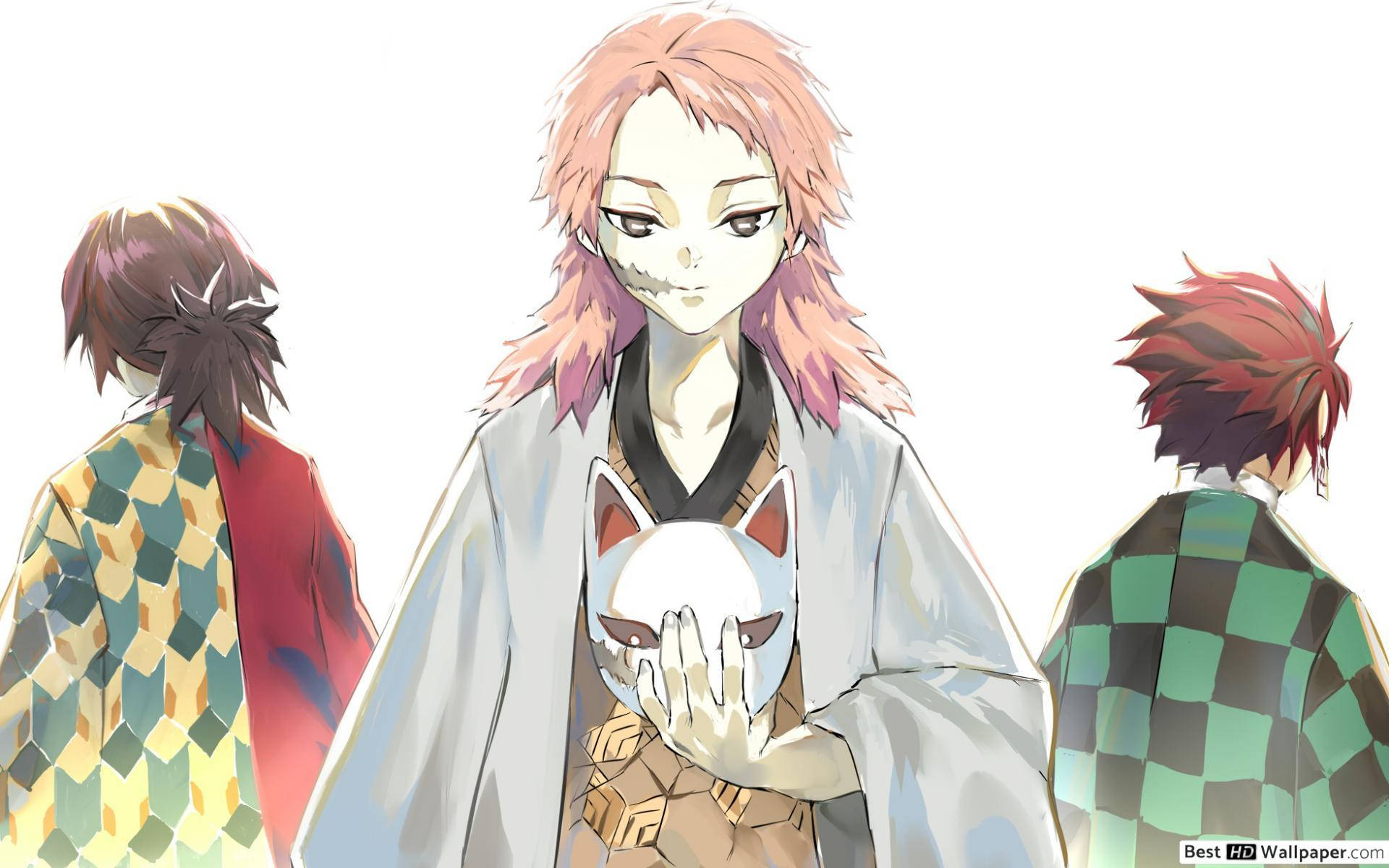 Sabito与Giyu和Tanjiro 壁纸