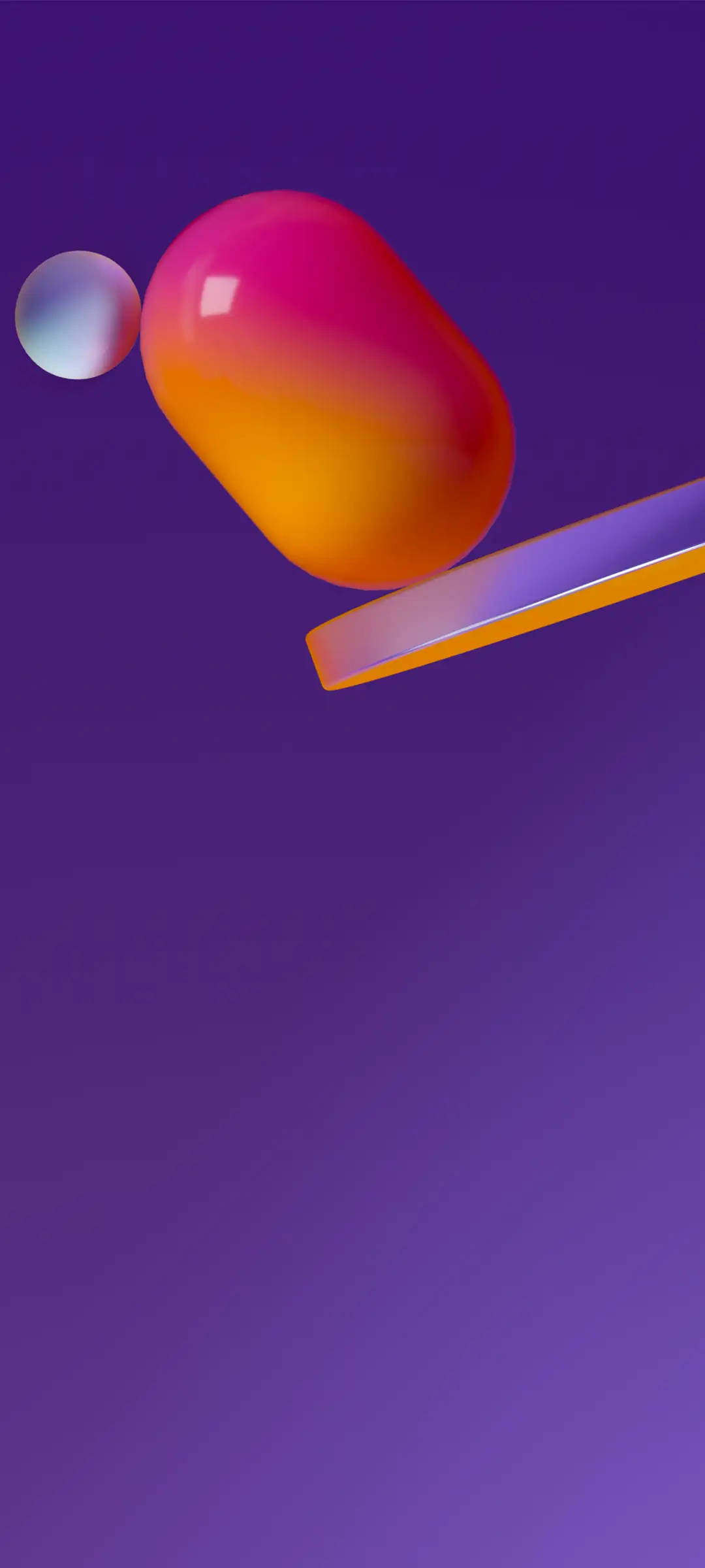 Samsung M21 3D 药丸 壁纸