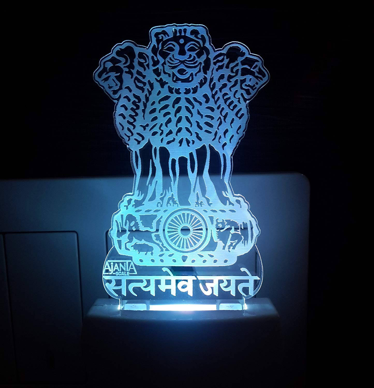 Satyamev Jayate 蚀刻亚克力艺术 壁纸