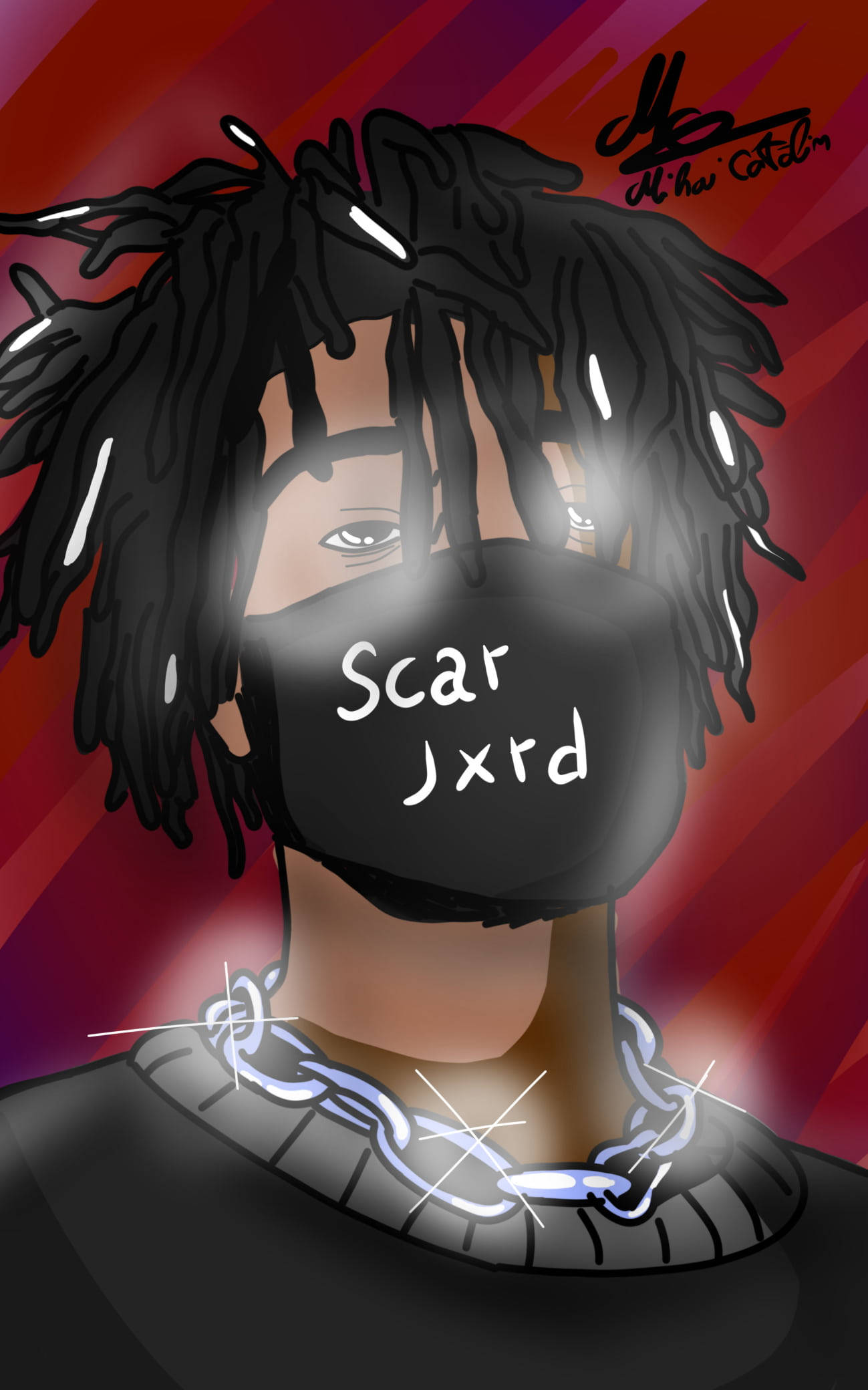 Scarlxrd 红色 粉丝艺术 壁纸