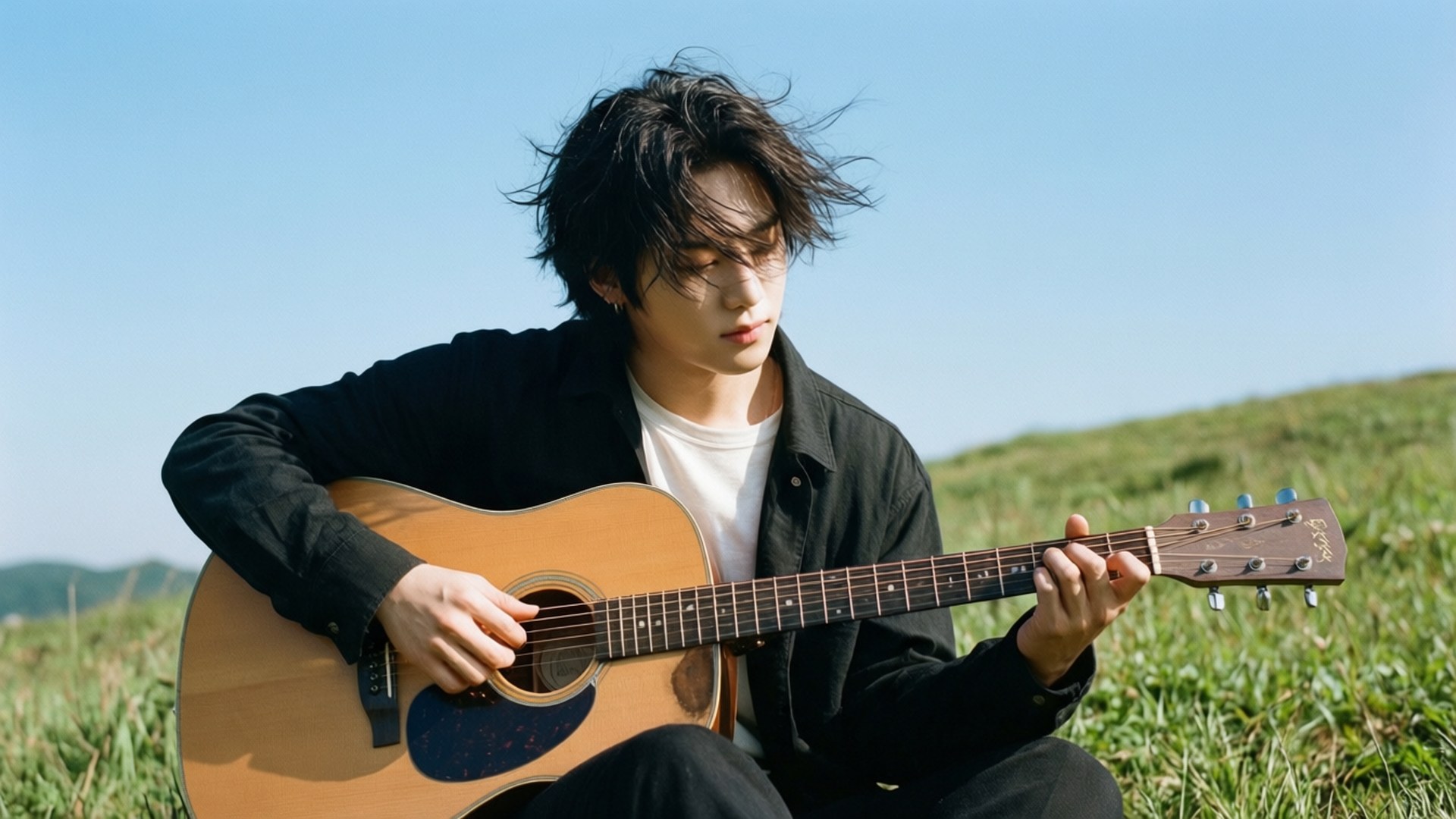 Seungmin 原声吉他 壁纸
