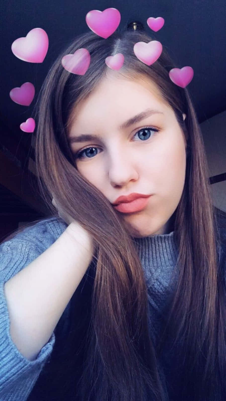 Snapchat可爱女孩图片 壁纸