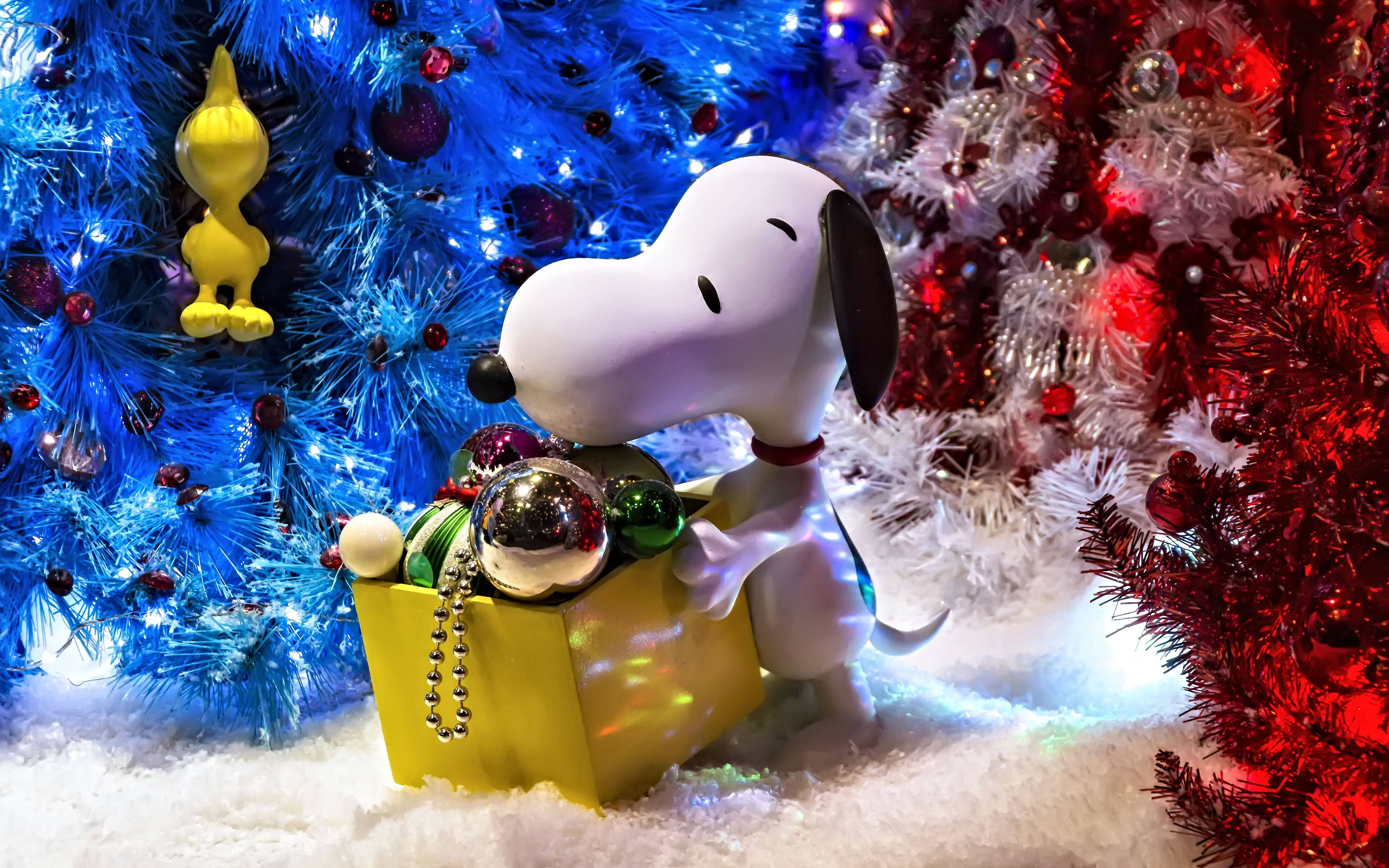 Snoopy圣诞3D 壁纸