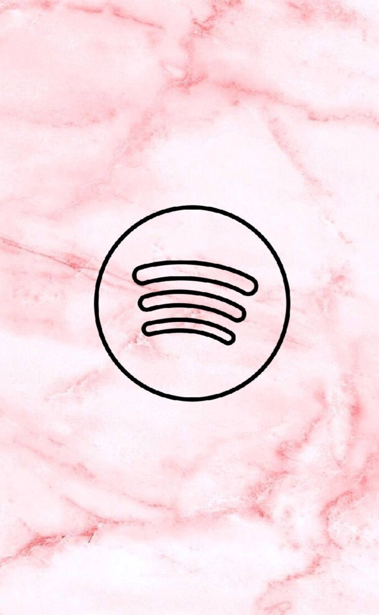 大理石粉红 Spotify 壁纸