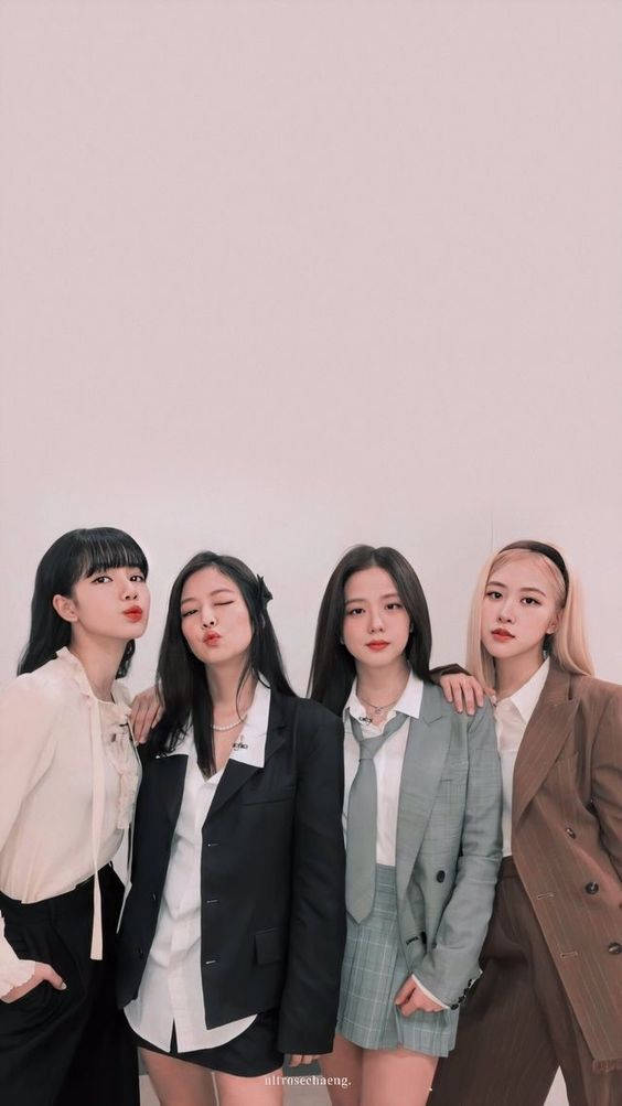 Suit Up Blackpink 美学穿搭 壁纸