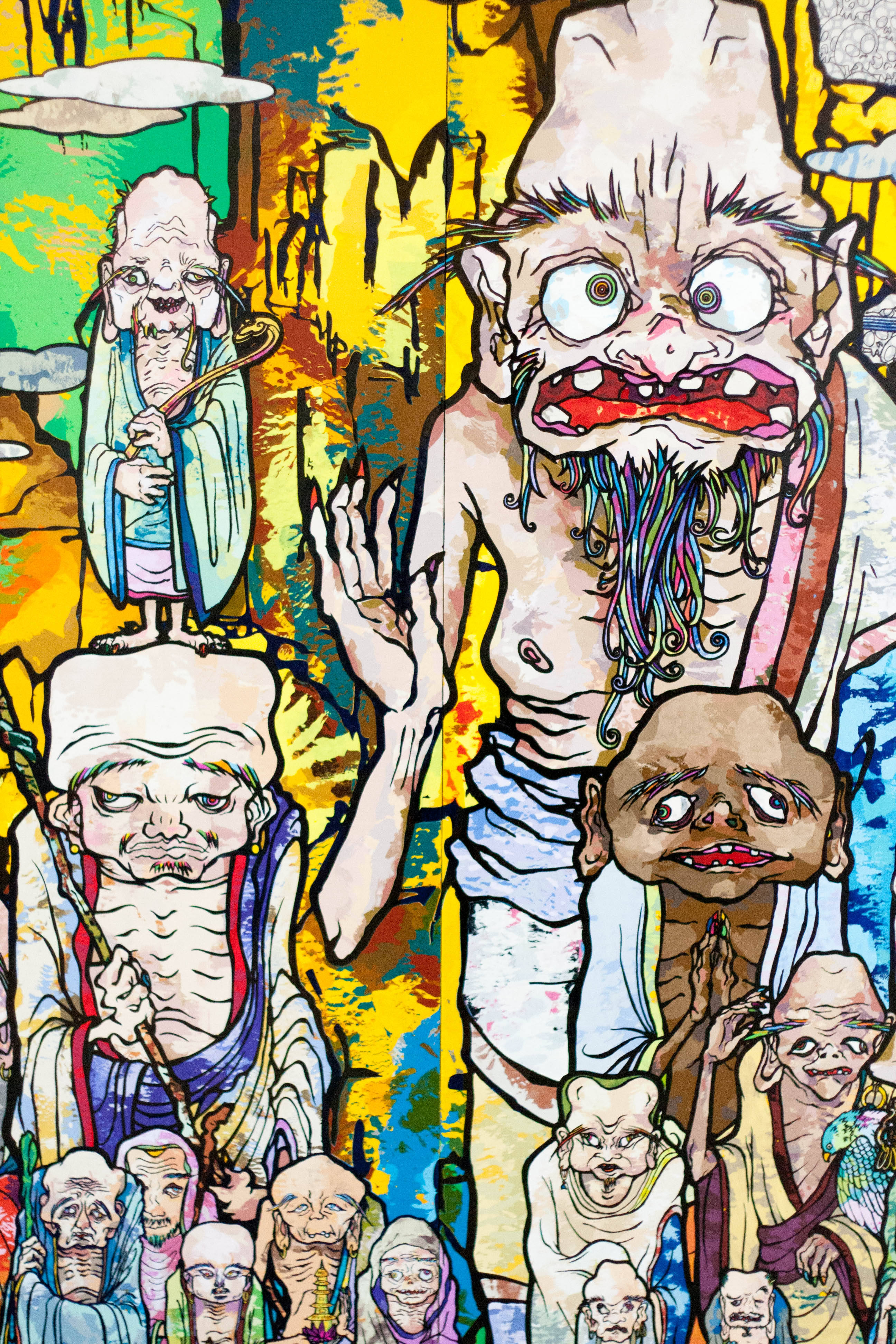 Takashi Murakami 老人 4K 壁纸