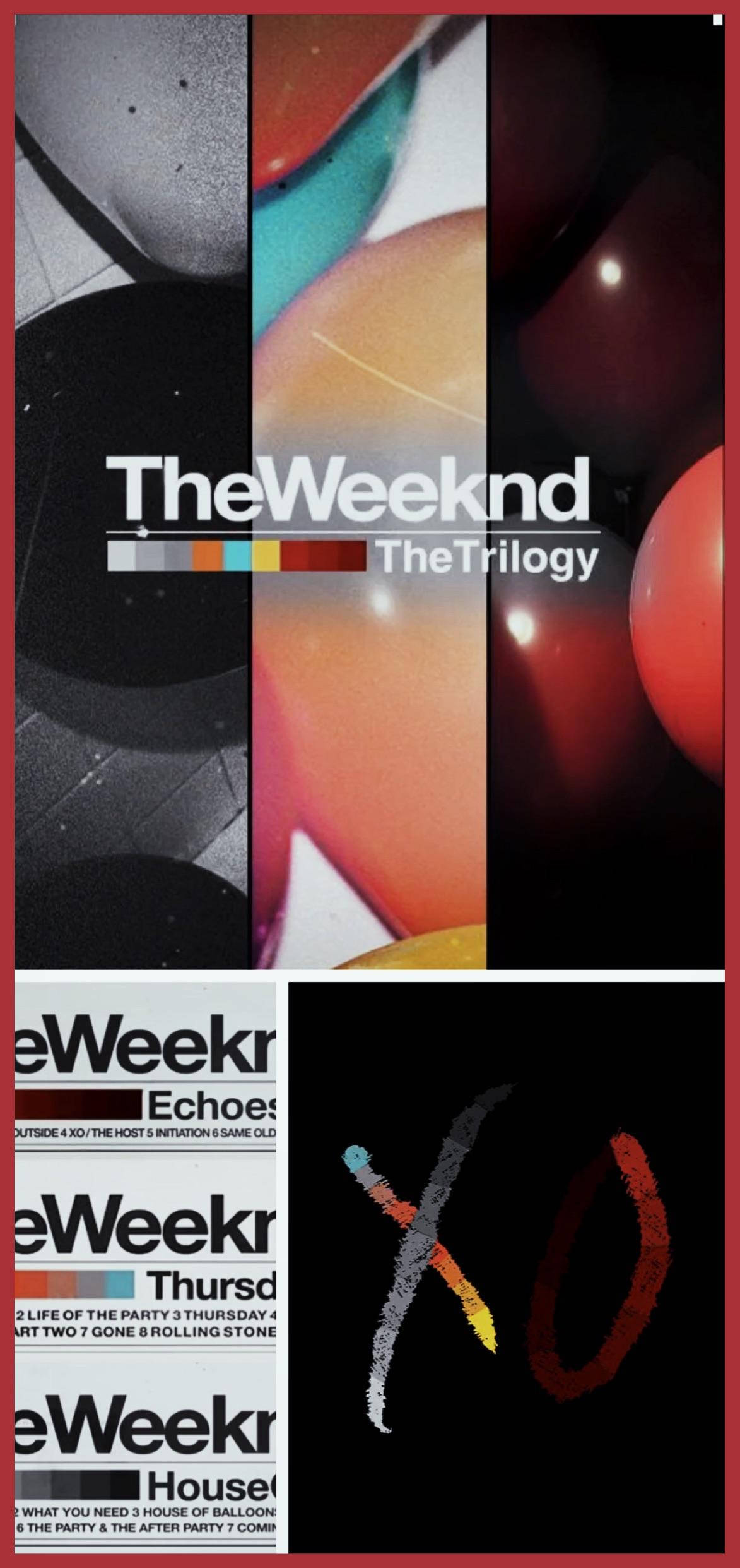 The Weeknd 三部曲拼贴 壁纸