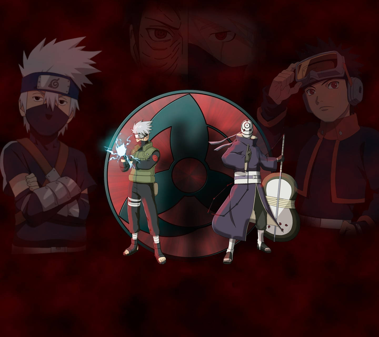 Tobi 鸣人 卡卡西 编辑 壁纸