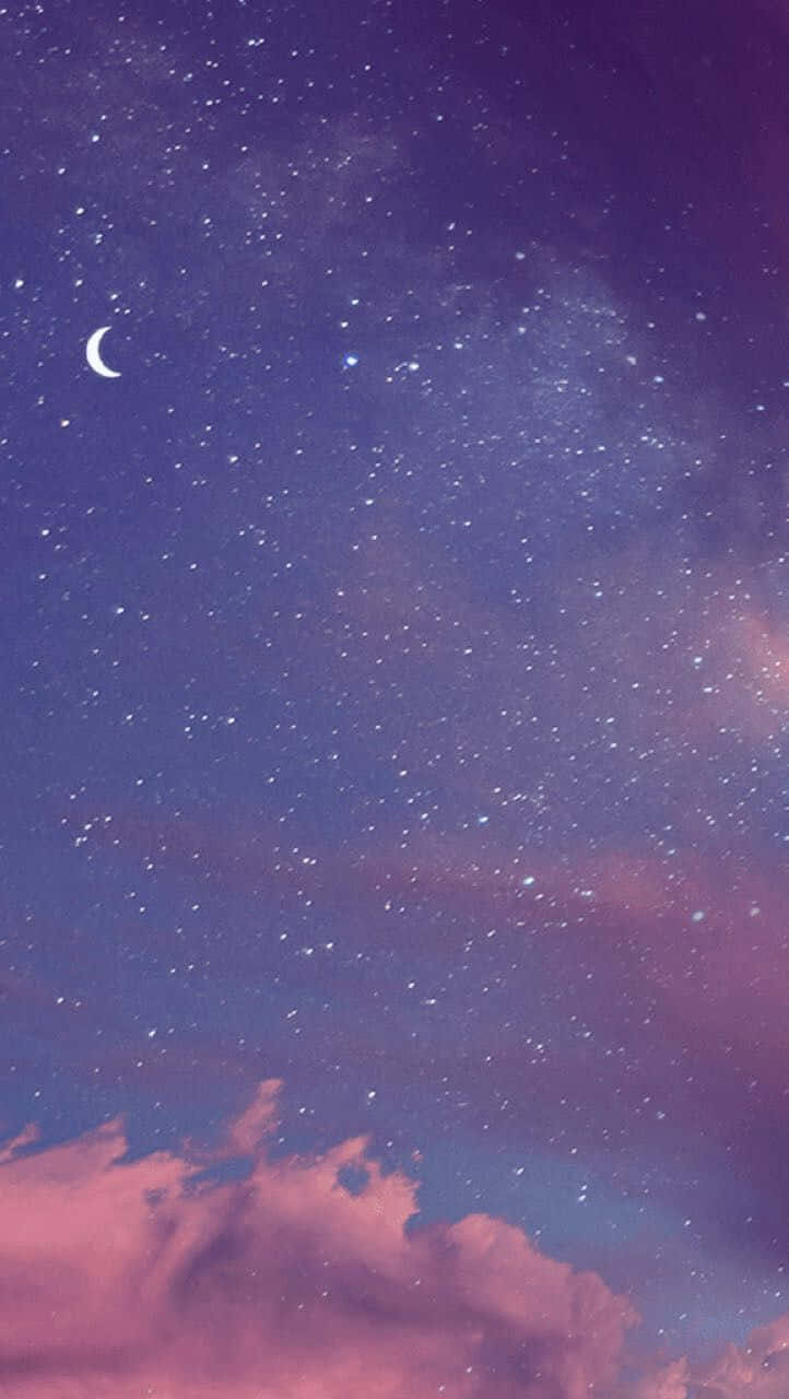 紫色星星美学Tumblr 壁纸