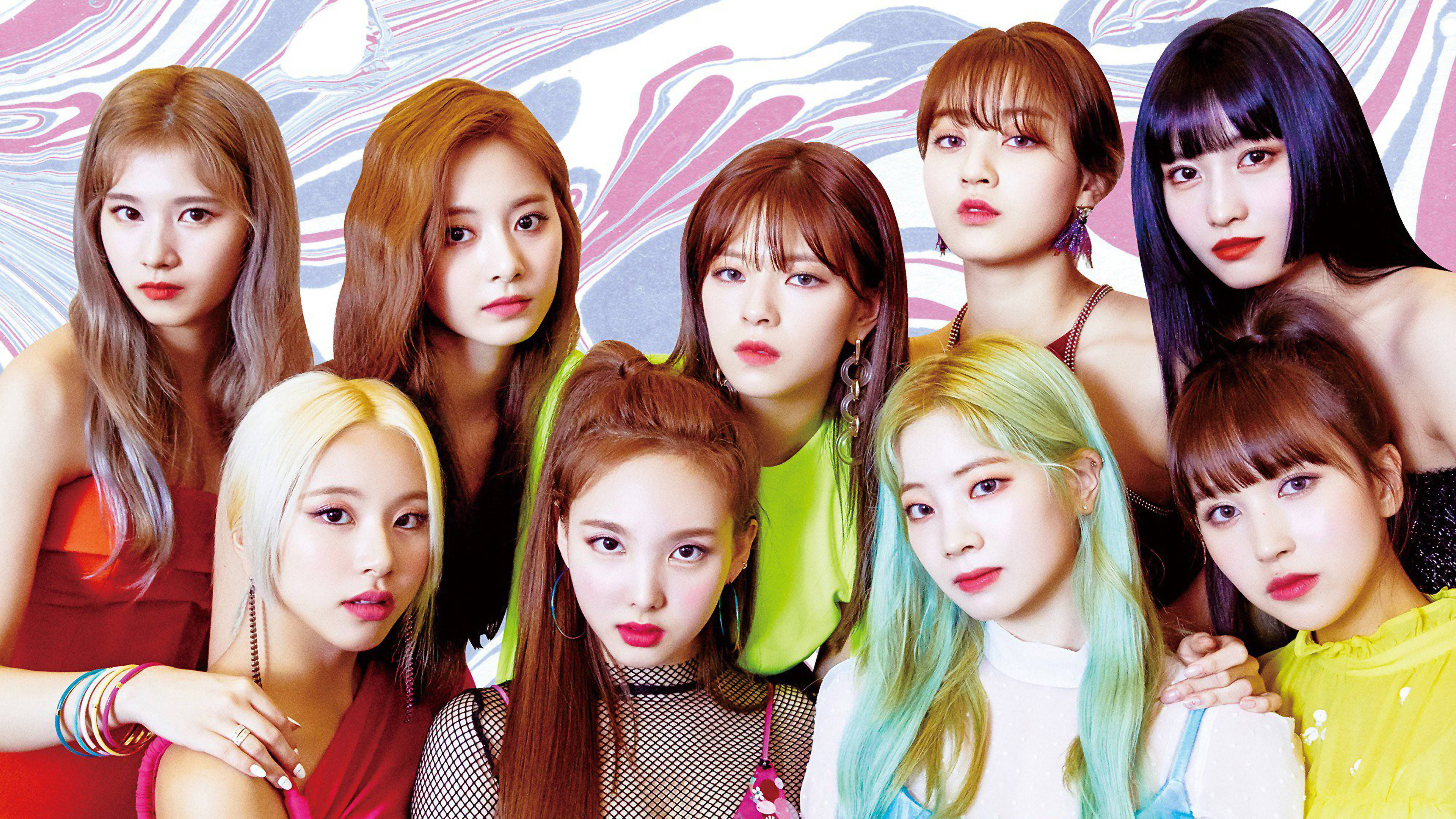 Twice 4K 抽象背景写真 壁纸