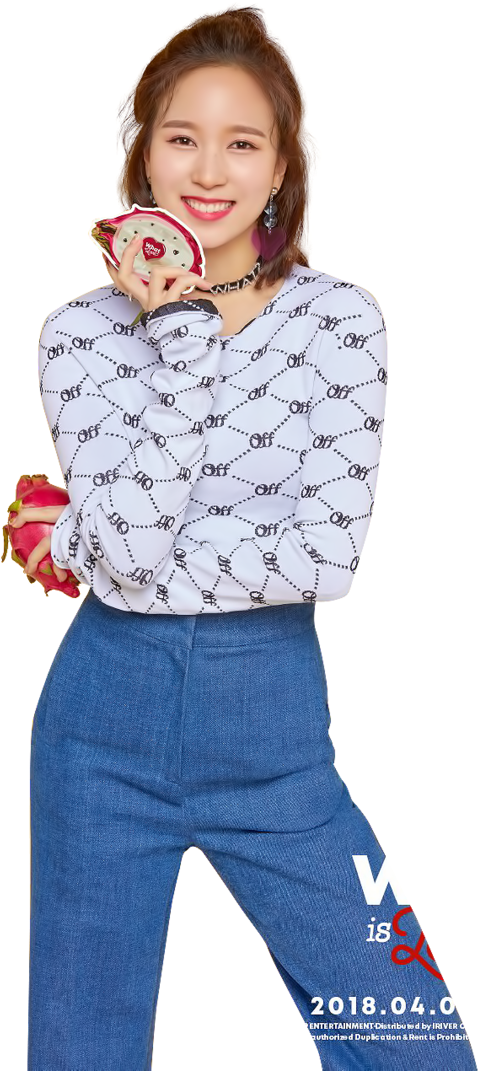 Twice 成员比心手势 壁纸