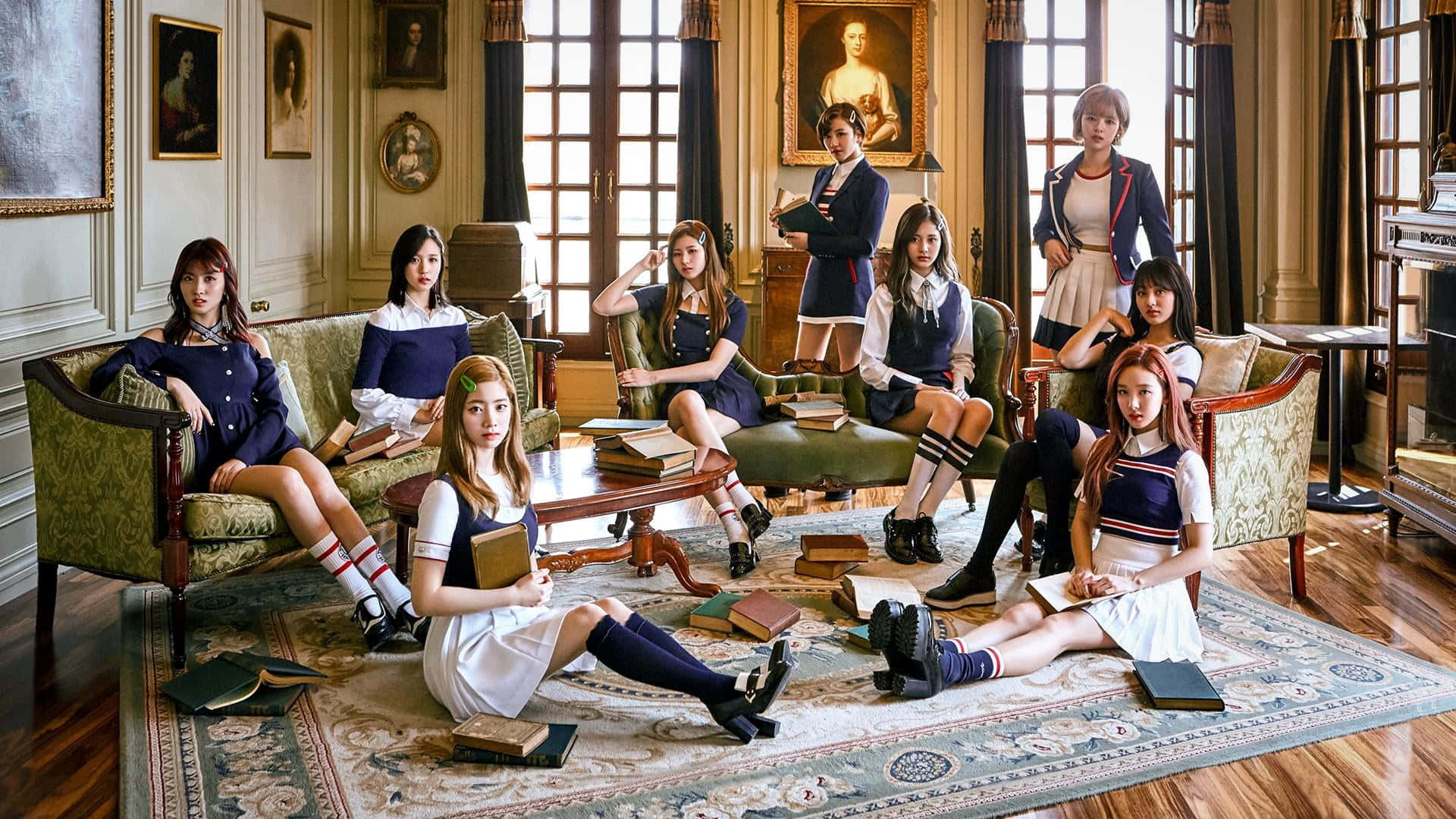 TWICE - 惊艳团体合照 壁纸